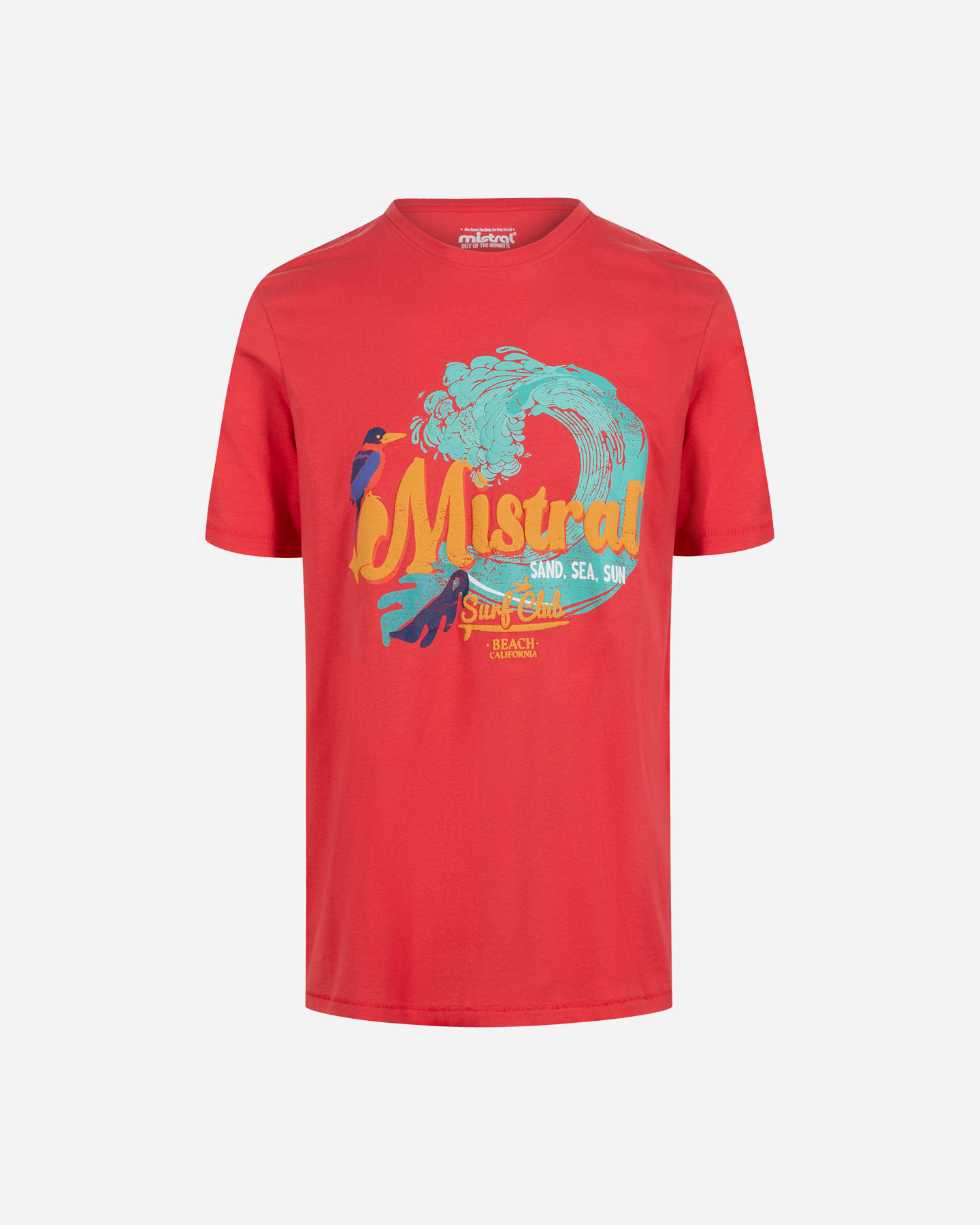 T-shirt MISTRAL SAND SEA SUN M - Rosso - 5 | Cisalfa Sport