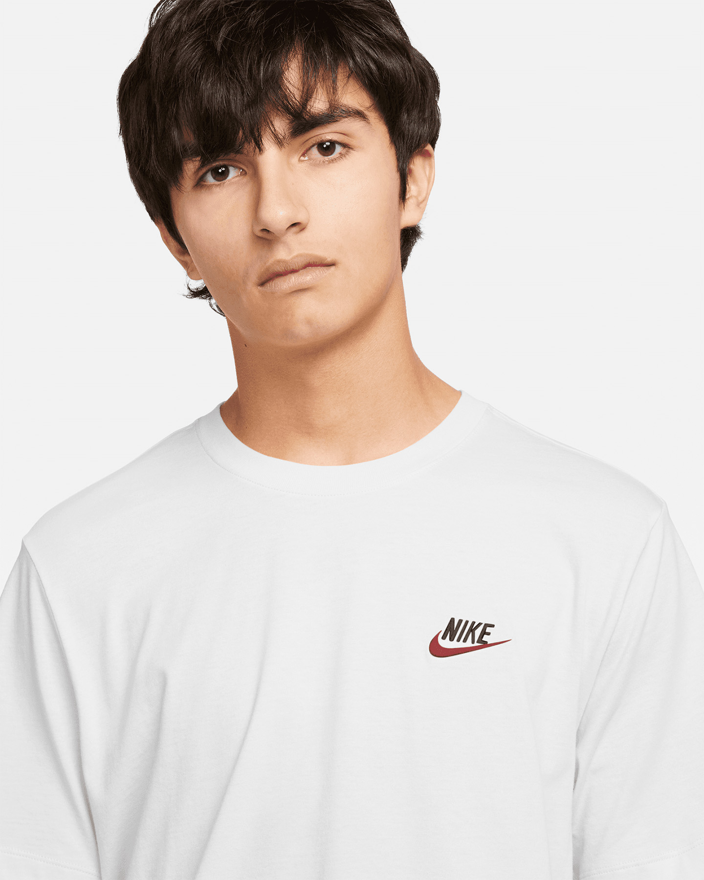 T-shirt NIKE CLUB SMALL LOGO M - Bianco - 4 | Cisalfa Sport