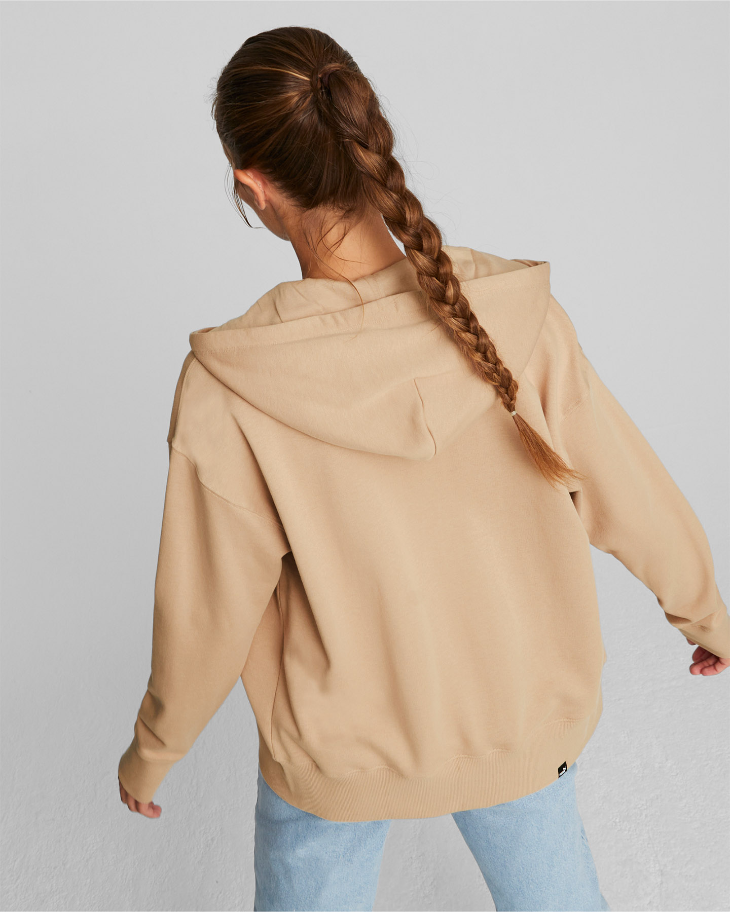 Felpa PUMA HER W - Beige - 3 | Cisalfa Sport