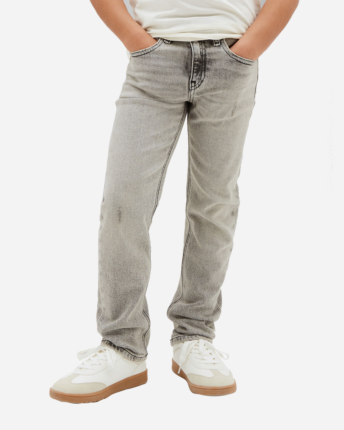 Jeans CALVIN KLEIN JEANS STONE JR - Grigio - 1 | Cisalfa Sport