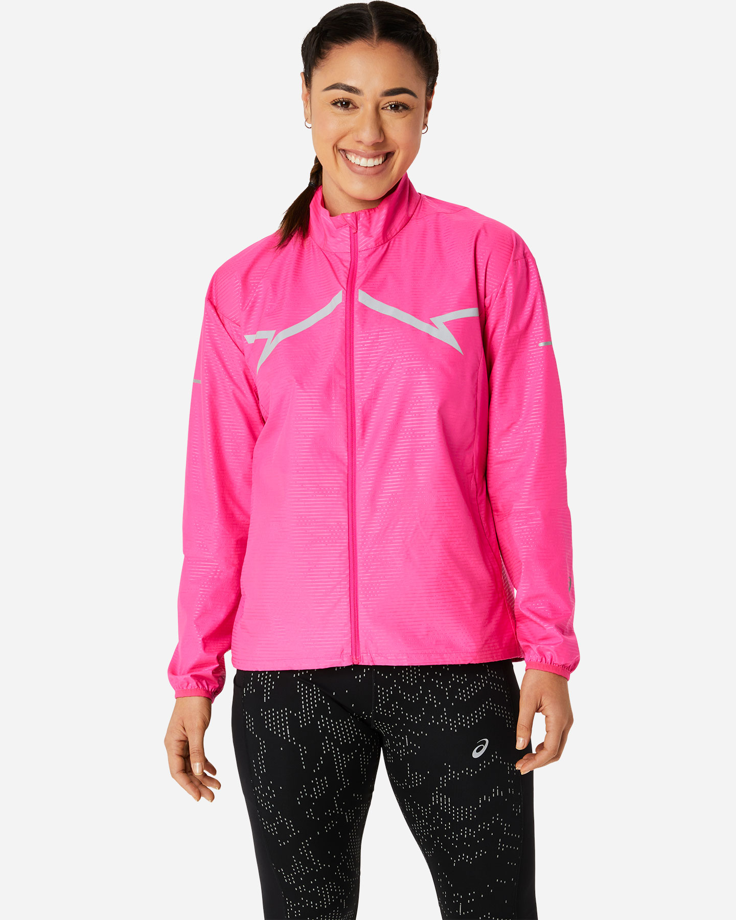 Giacca running ASICS LITE-SHOW W - Rosa - 0 | Cisalfa Sport