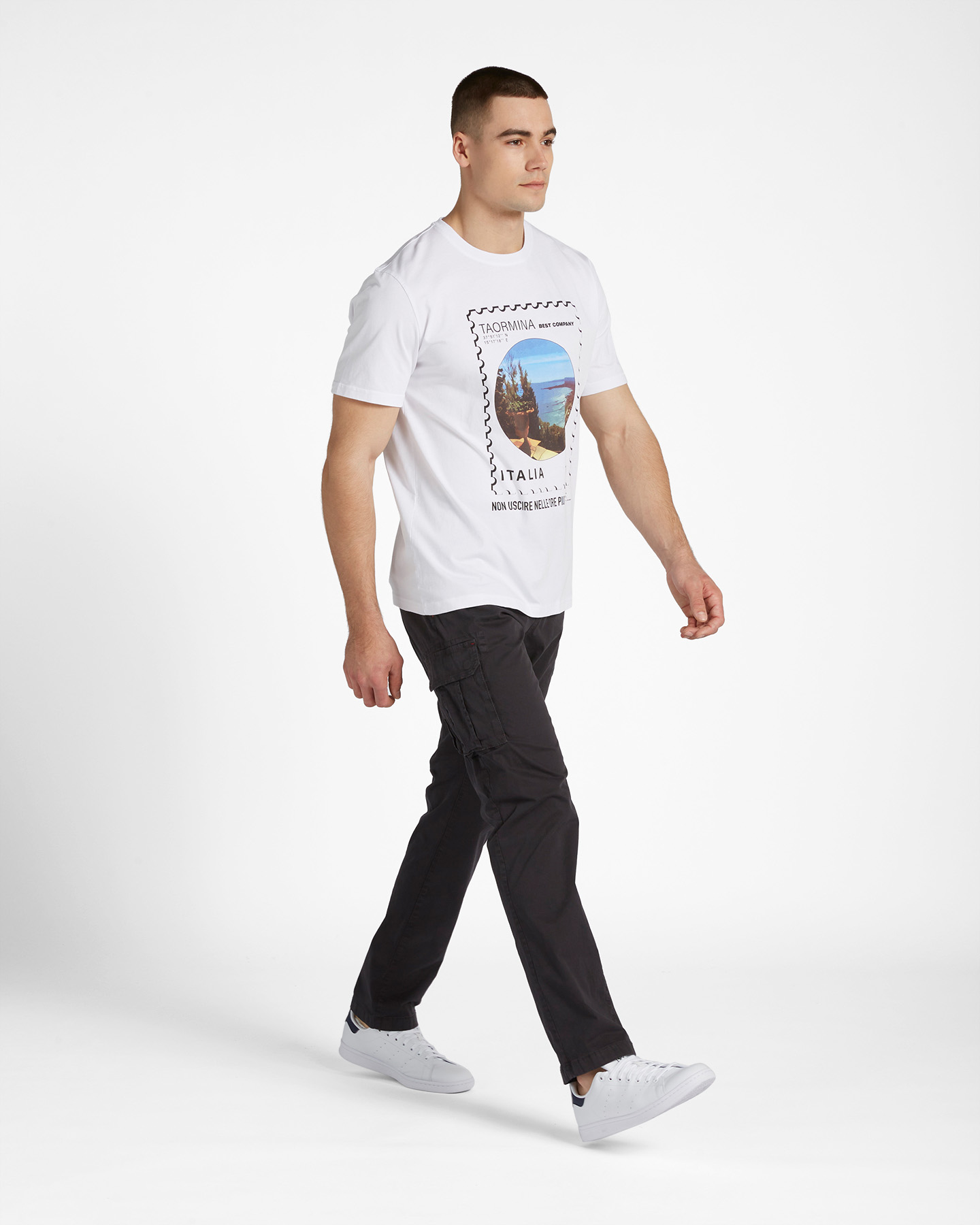 T-shirt BEST COMPANY ST FRANCOBOLLO COST M - Bianco - 3 | Cisalfa Sport