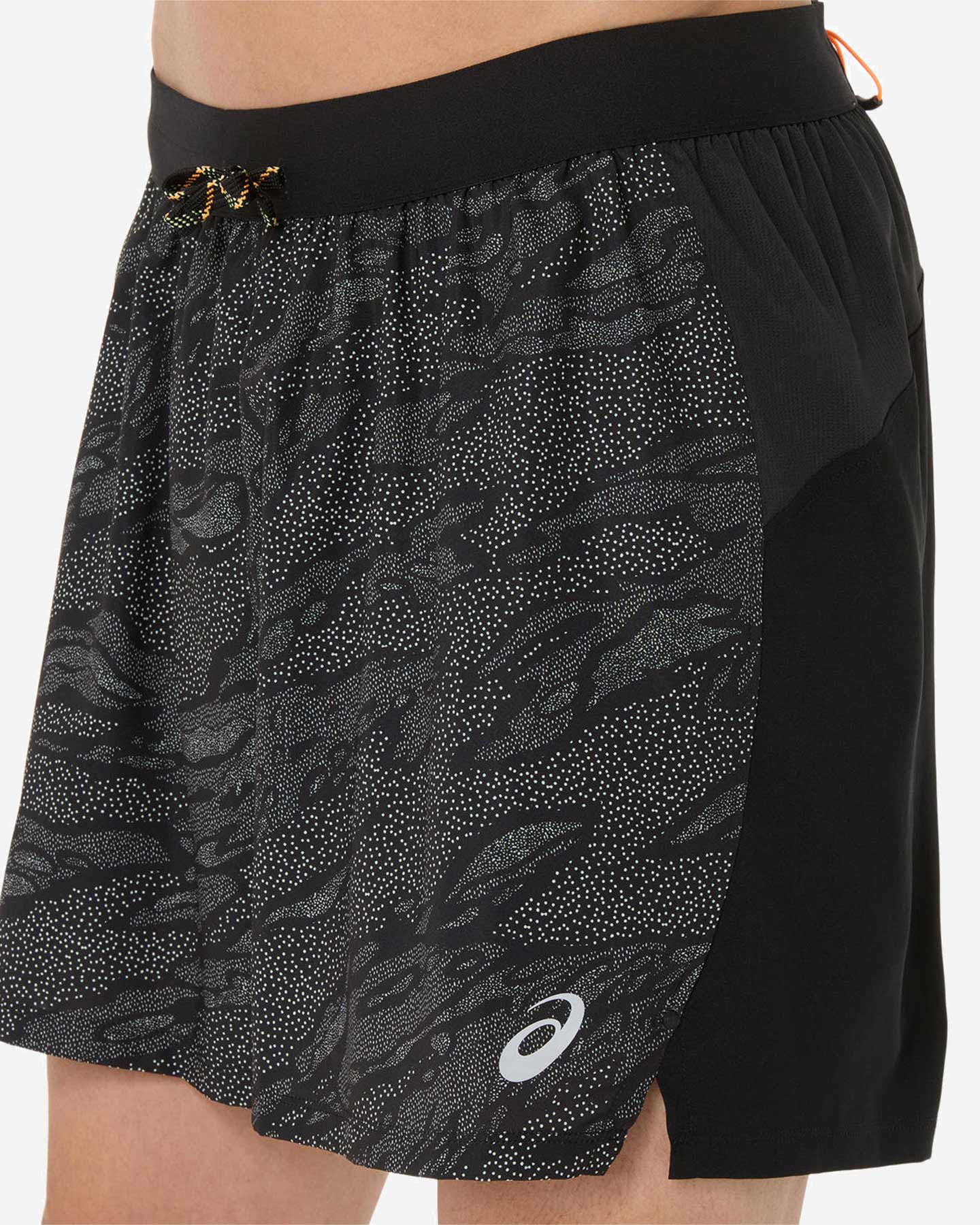 Short running ASICS FUJITRAIL ALL OVER PRINT M - Nero - 4 | Cisalfa Sport