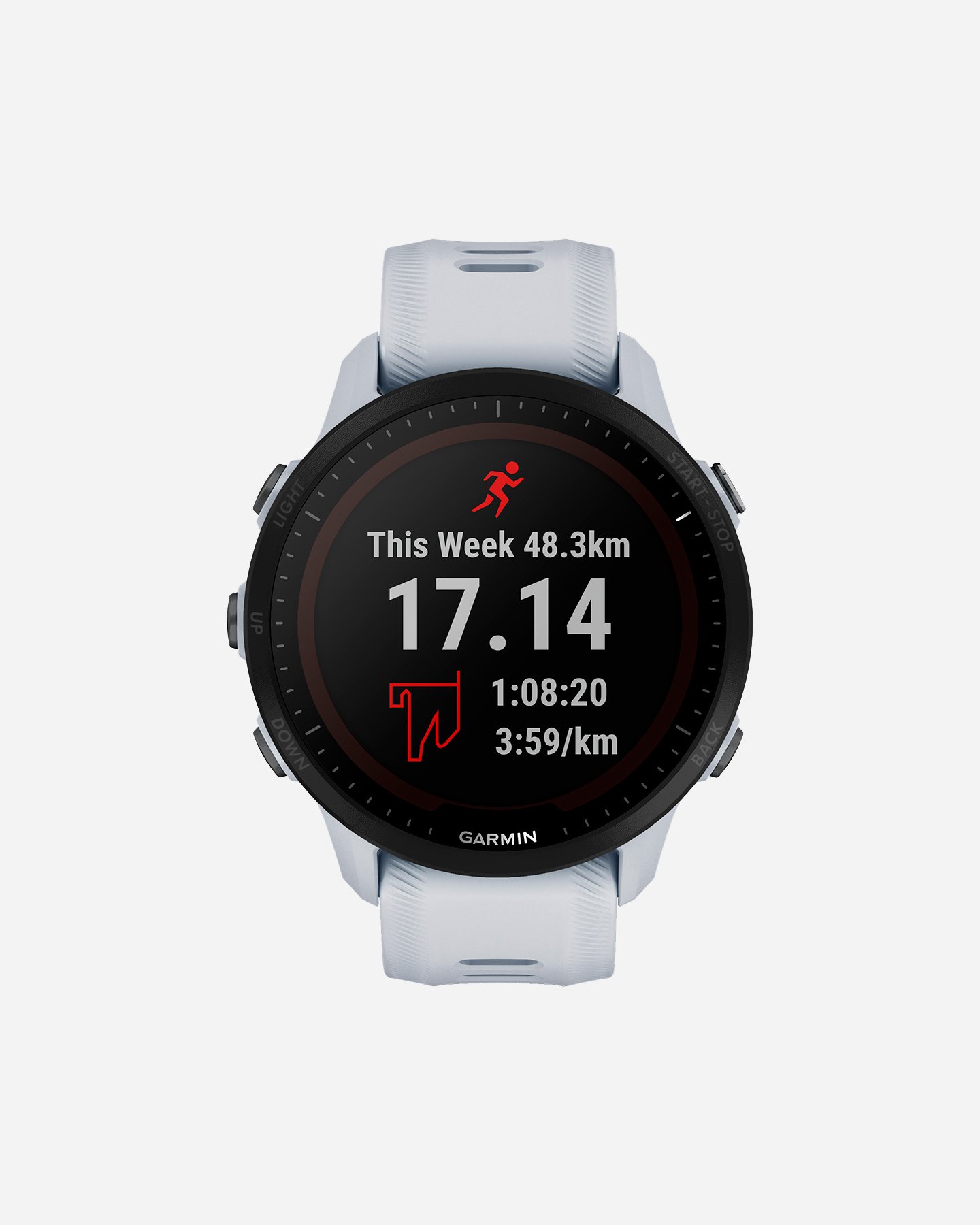 Orologio multifunzione GARMIN FORERUNNER 955 SOLAR  - Bianco - 0 | Cisalfa Sport