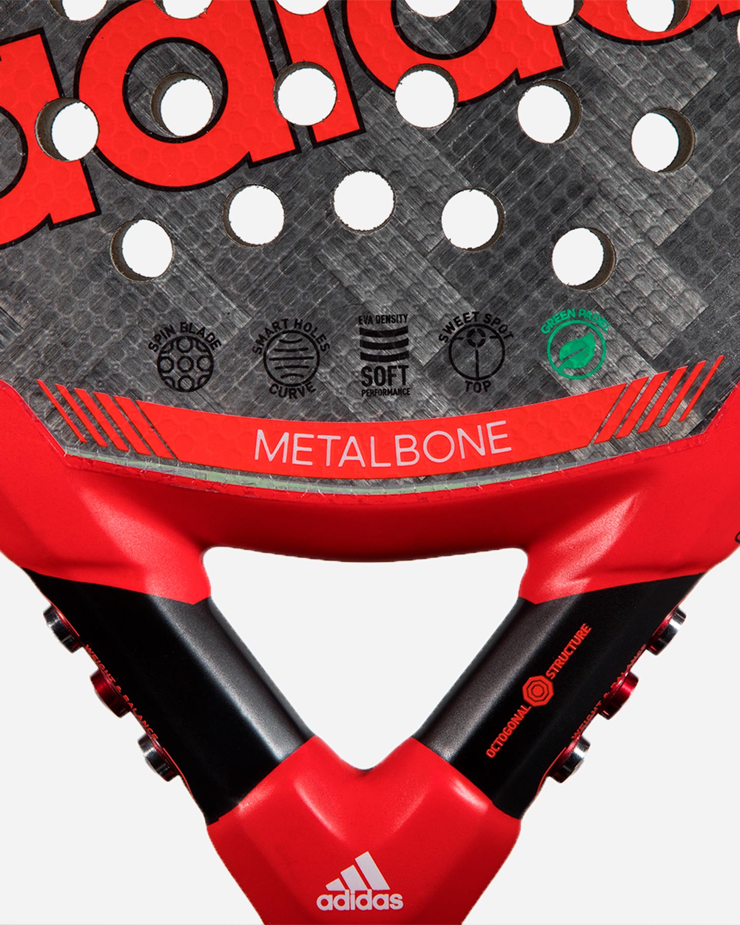 Racchetta padel performance ADIDAS METALBONE 3.1 PADEL - Rosso - 3 | Cisalfa Sport