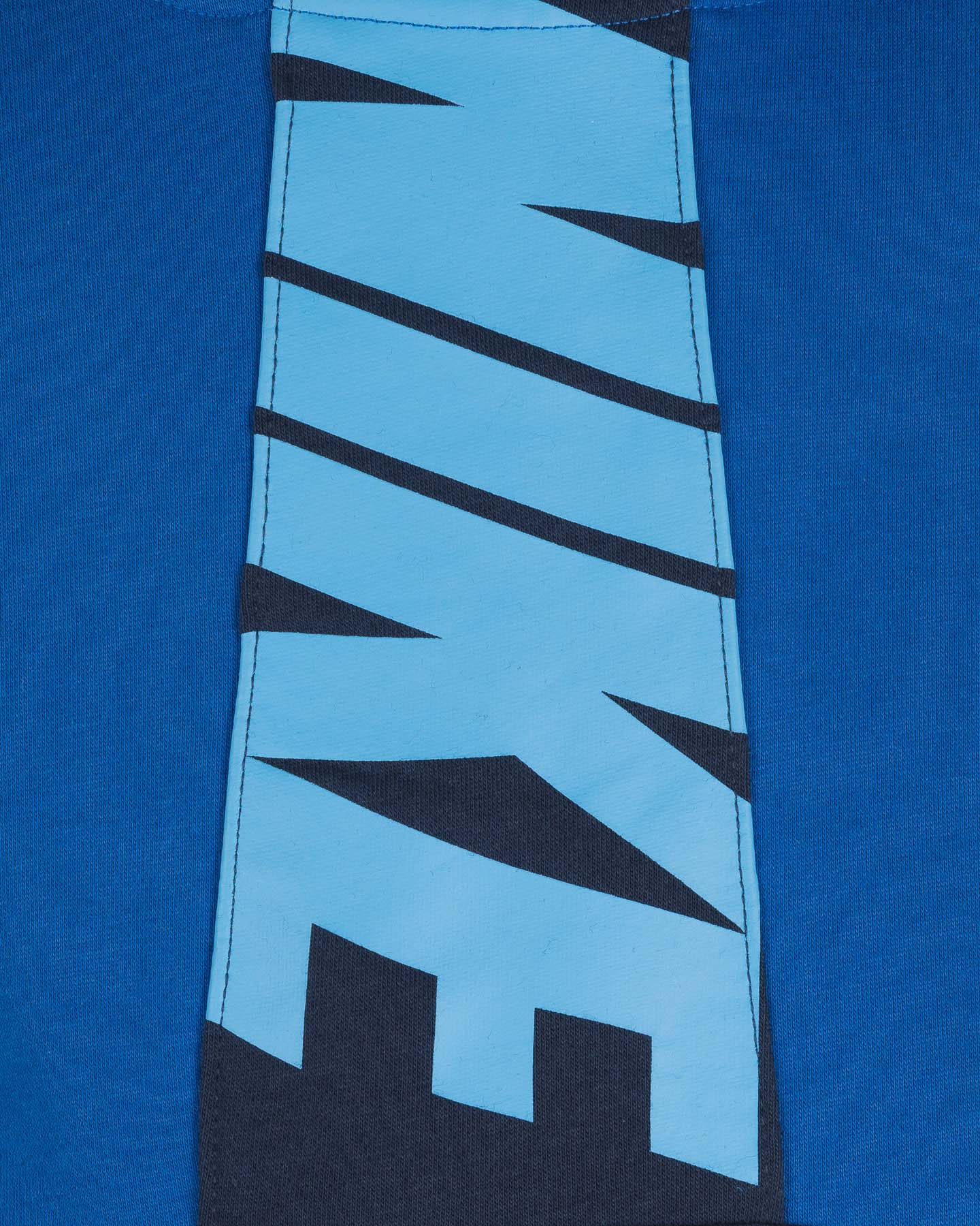 Felpa NIKE COLOR BLOCK JR - Blu royal - 2 | Cisalfa Sport