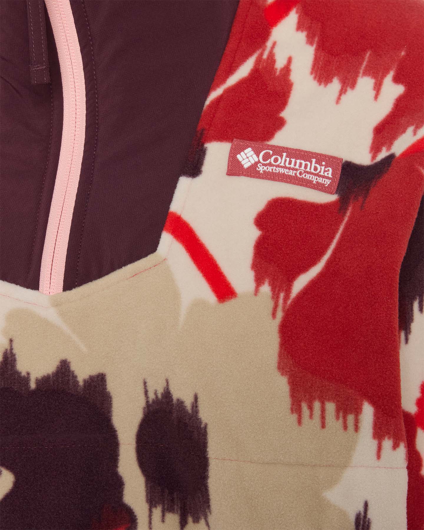 Pile COLUMBIA SEQUOIA GROVE PRINTED W - Rosso - 2 | Cisalfa Sport