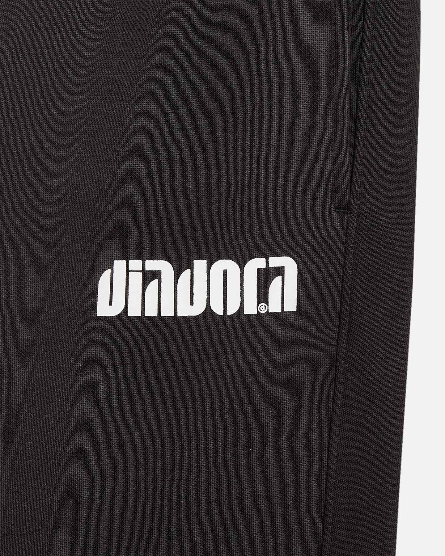 Pantalone DIADORA ATHLETIC LOGO W - Nero - 1 | Cisalfa Sport