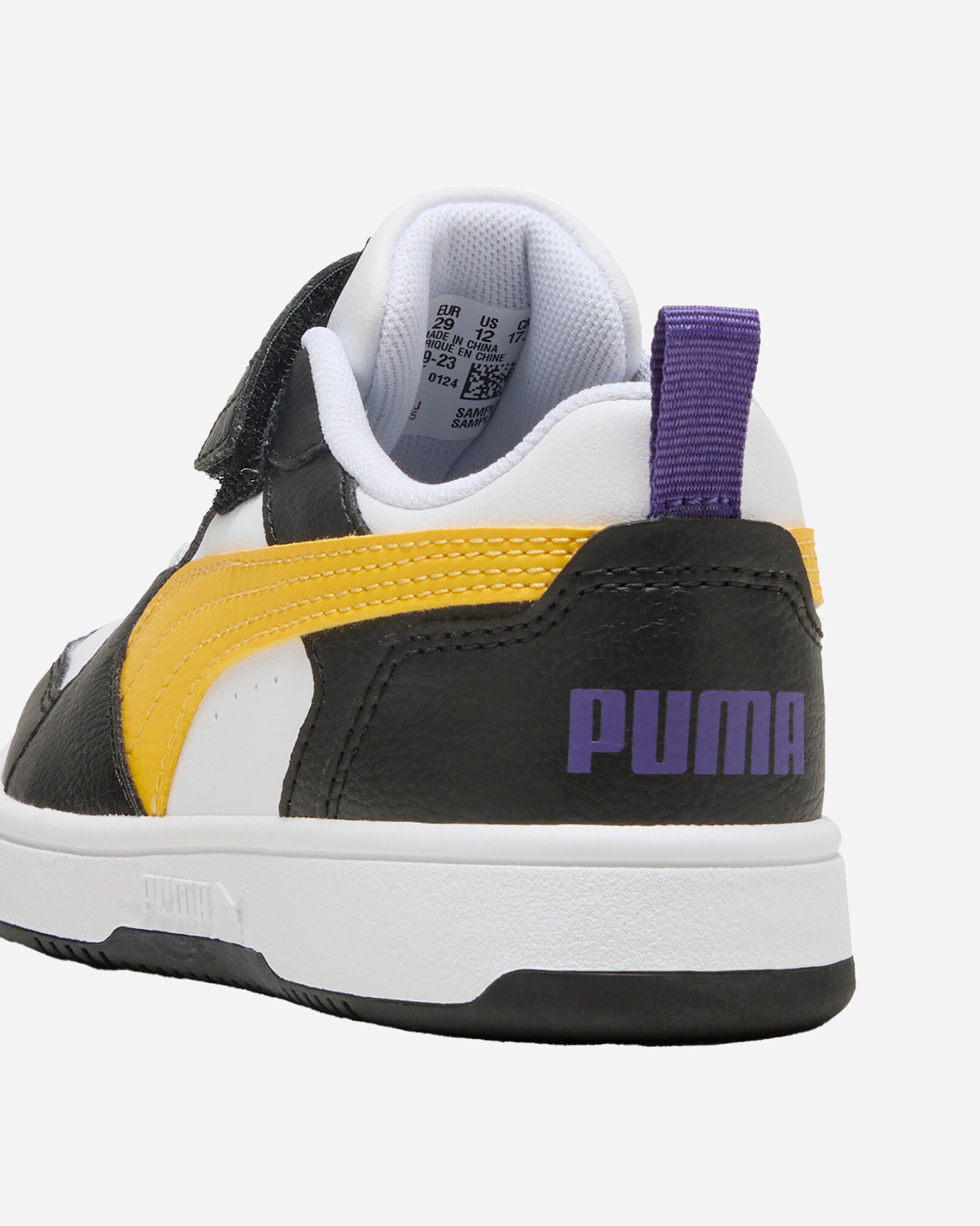 Scarpe sneakers PUMA REBOUND V6 LOW PS JR - Giallo - 5 | Cisalfa Sport