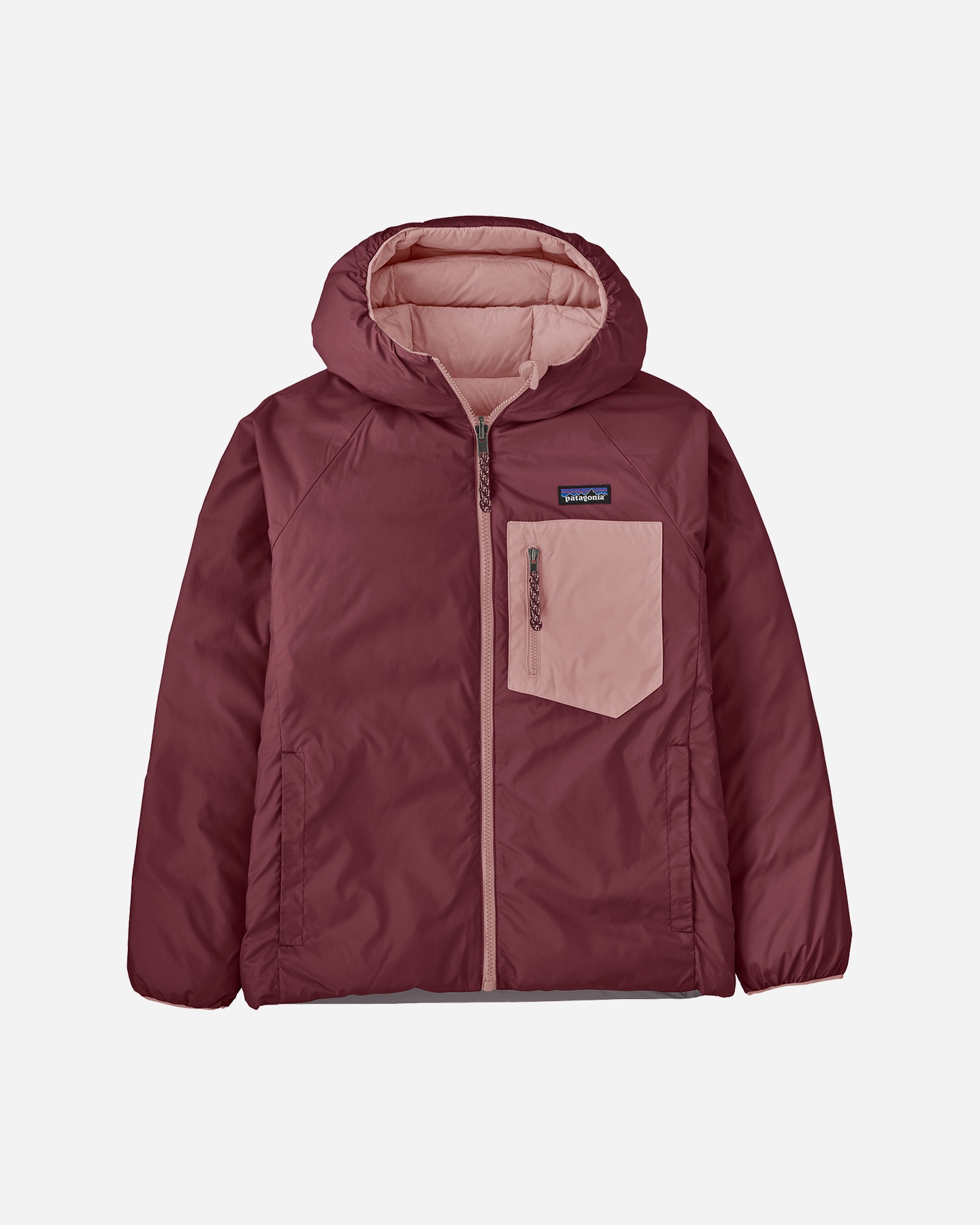 Piumino PATAGONIA REVERSIBLE DOWN SWEATER JR - Rosa - 1 | Cisalfa Sport