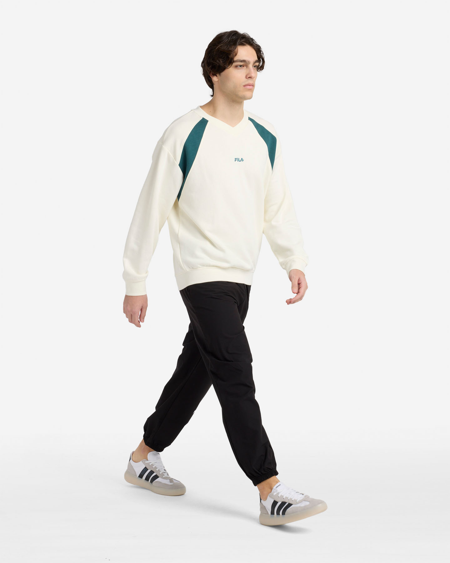 Felpa FILA ATHLETIC DYNAMISM M - Bianco - 2 | Cisalfa Sport