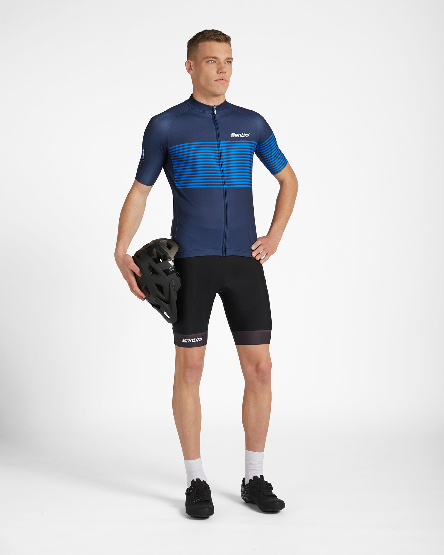 Maglia ciclismo SANTINI RACING KARMAEVO M - Blu - 1 | Cisalfa Sport