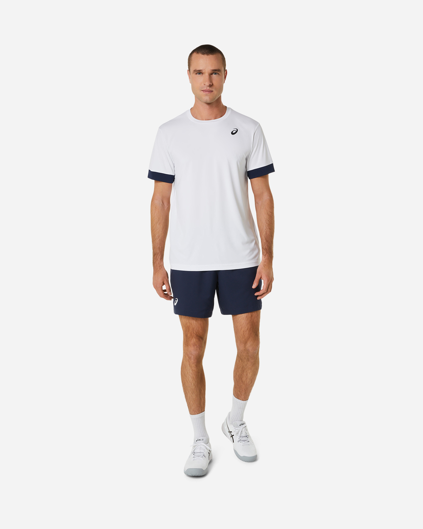 T-shirt tennis ASICS COURT M - Bianco - 3 | Cisalfa Sport