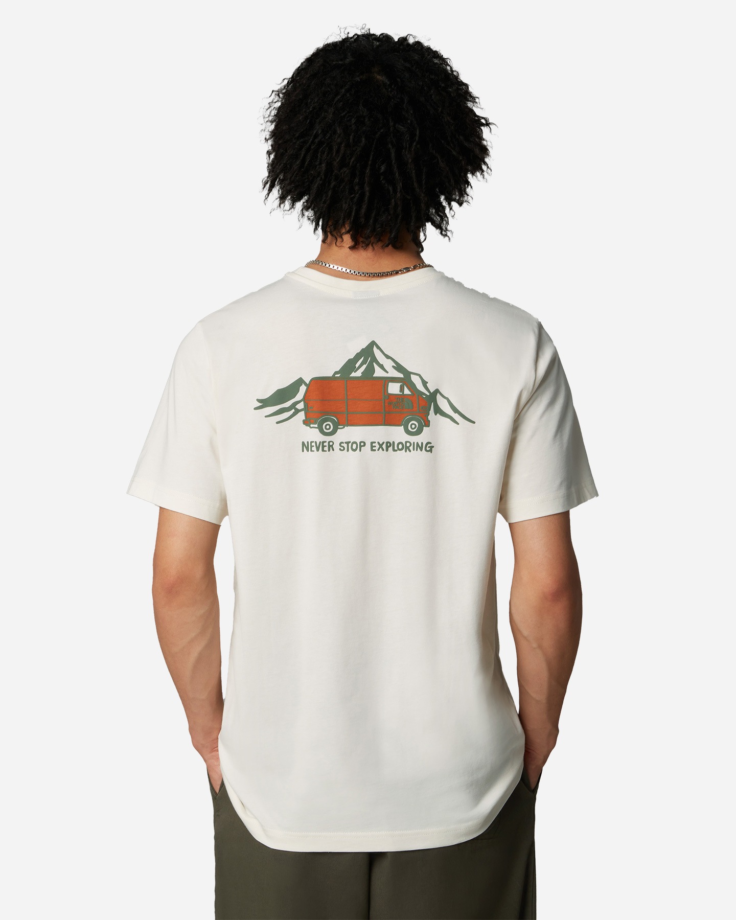 T-shirt THE NORTH FACE OUTDOOR GRAPH M - Bianco - 3 | Cisalfa Sport