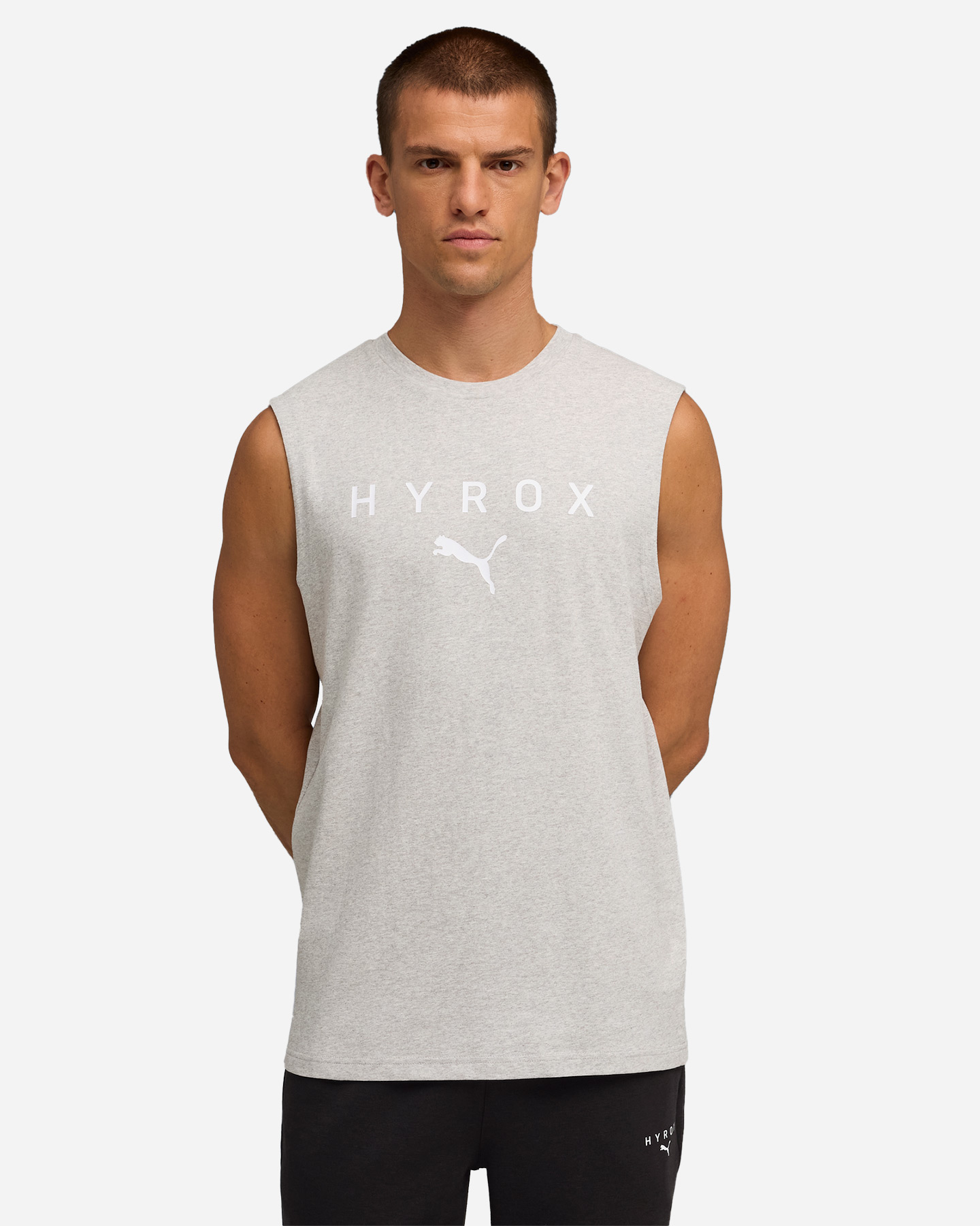 Canotta training PUMA HYROX GRAPHIC M - Grigio - 2 | Cisalfa Sport