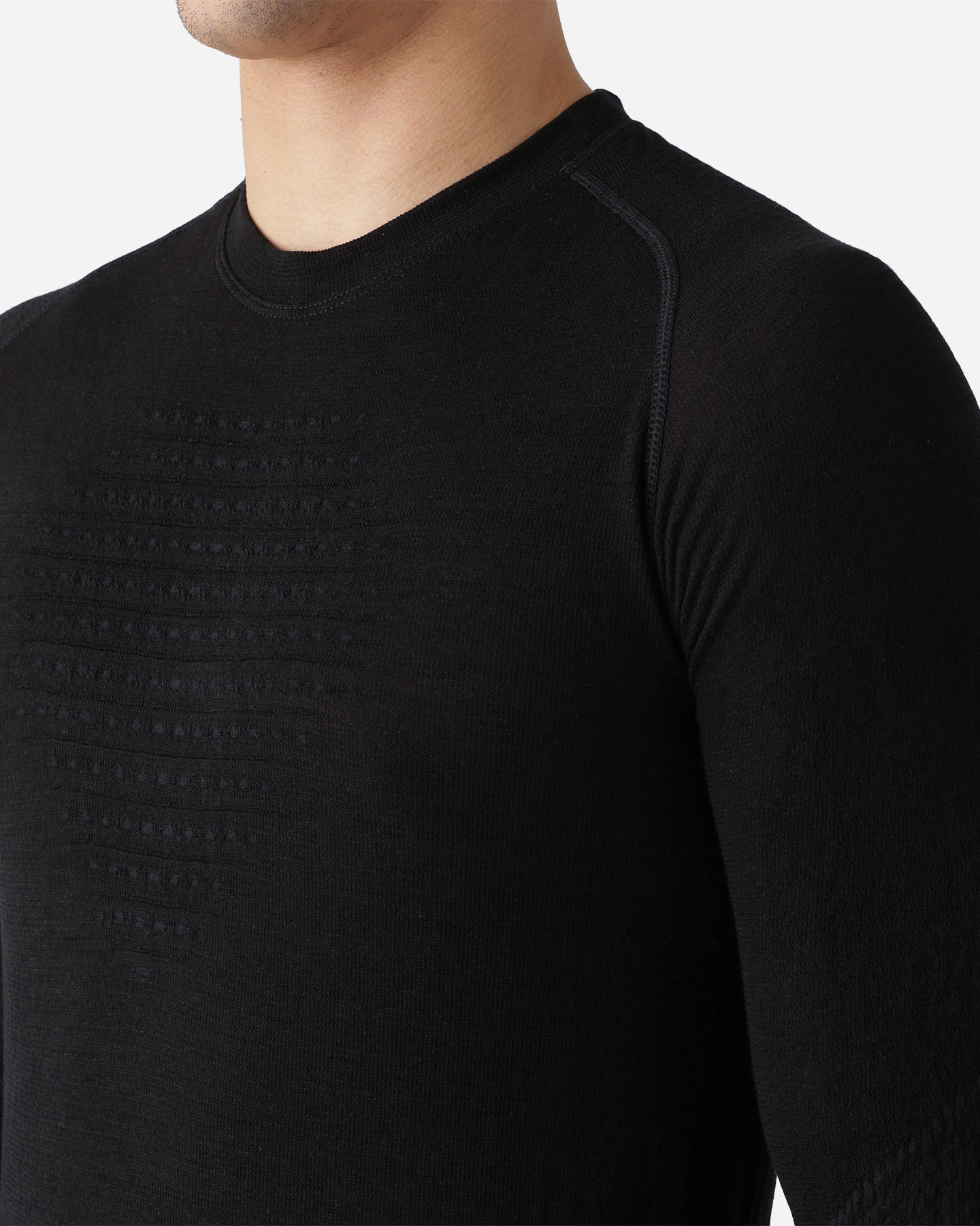 Maglia intimo tecnico UYN FUSYON MERINO M - Nero - 4 | Cisalfa Sport