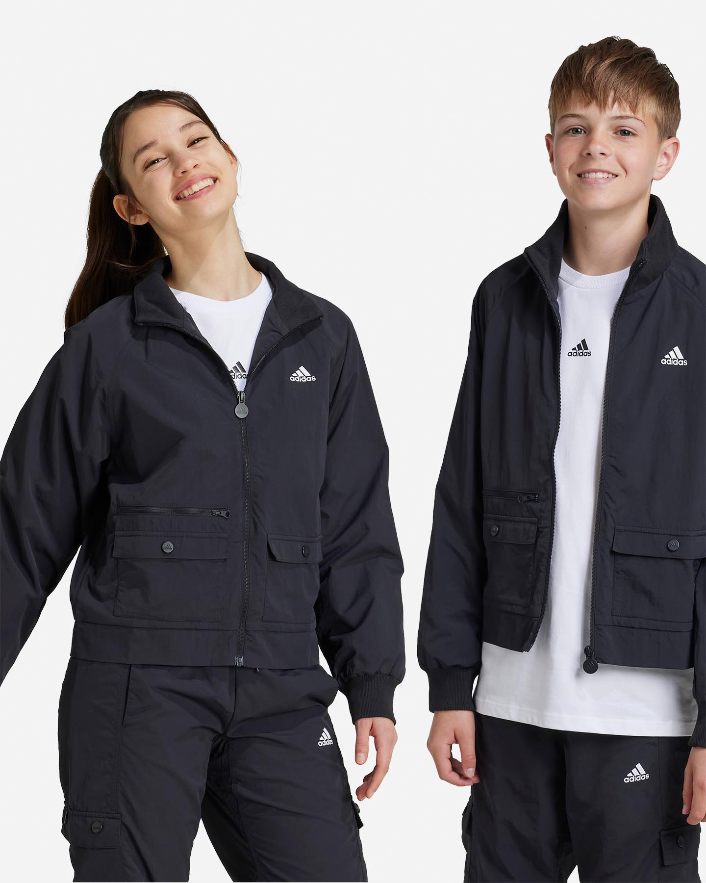 Felpa ADIDAS STREET JAM JR - Nero - 2 | Cisalfa Sport