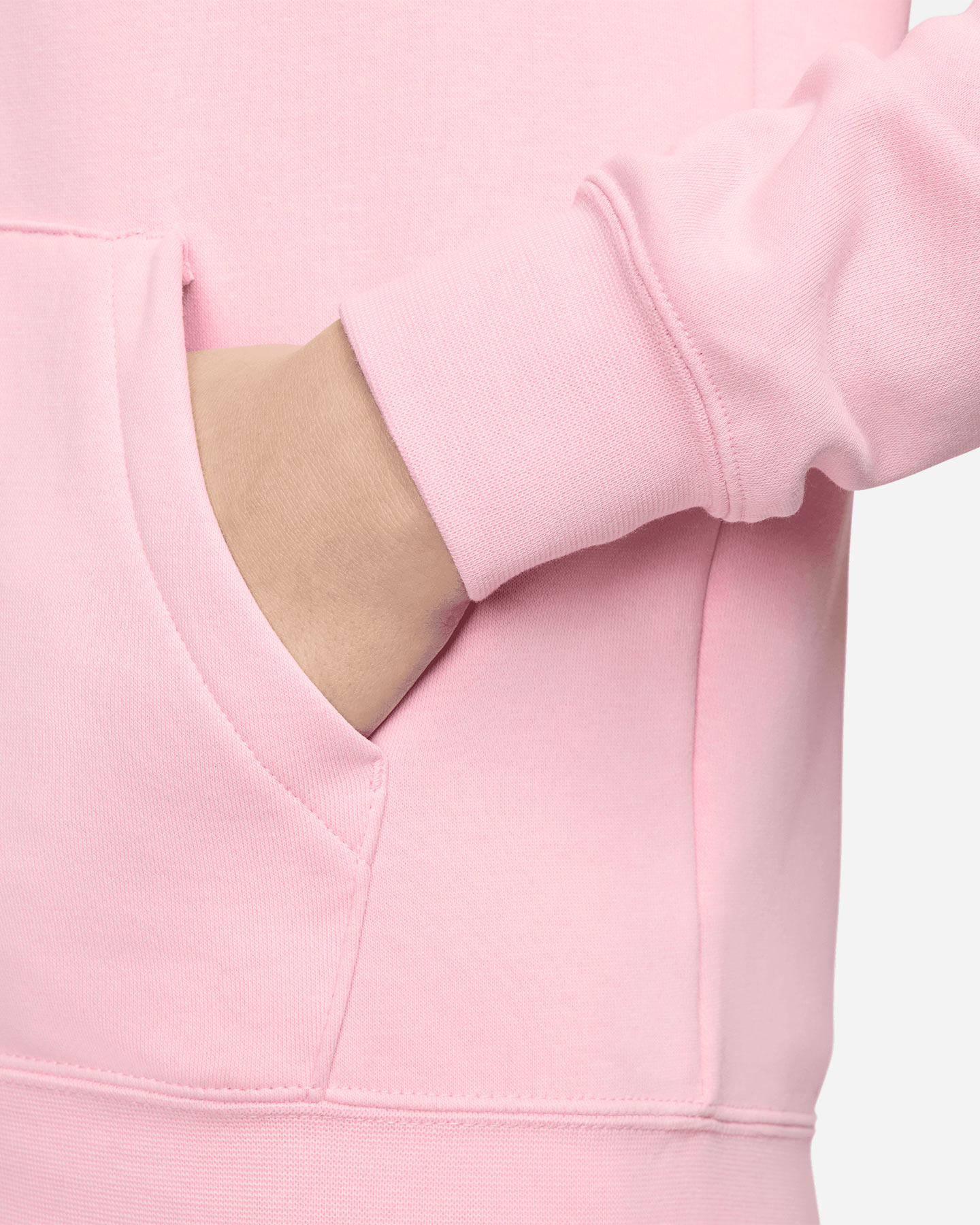 Felpa NIKE CLUB FZ W - Rosa - 5 | Cisalfa Sport
