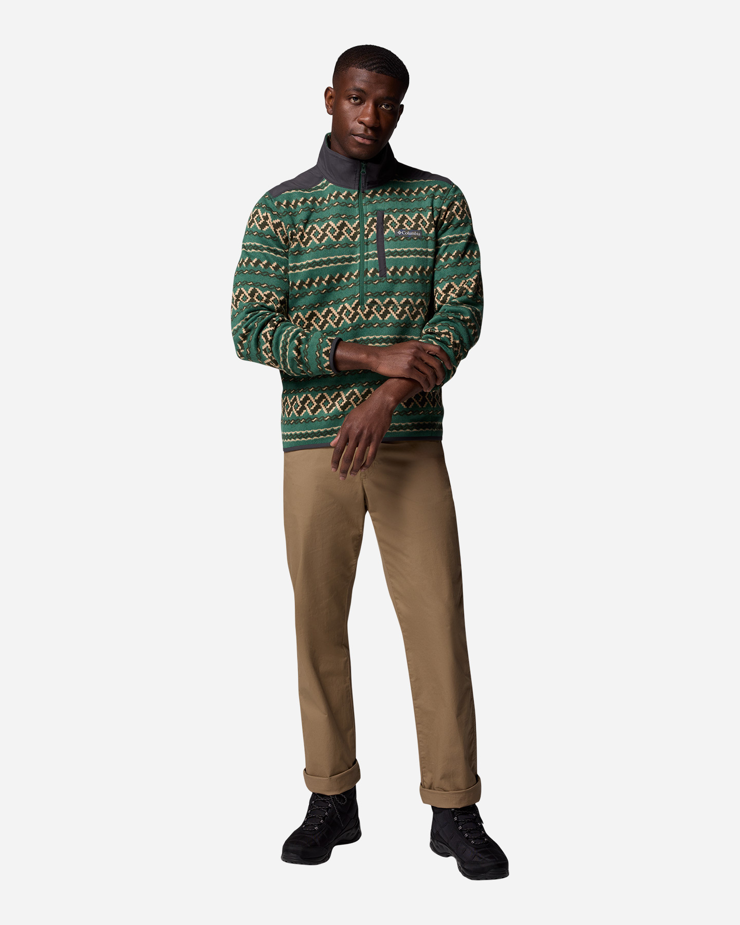 Pile COLUMBIA SWEATER II M - Verde - 2 | Cisalfa Sport