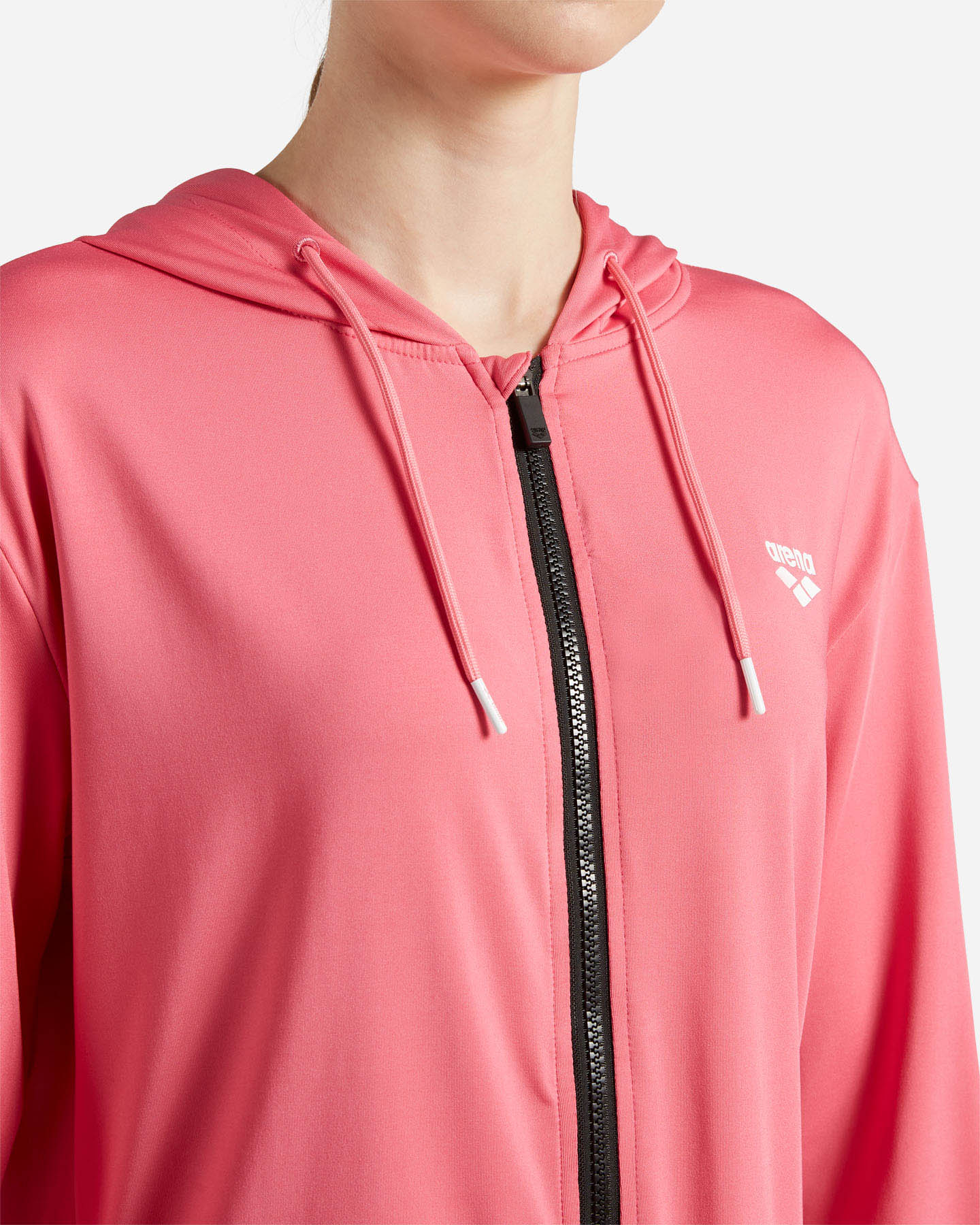 Felpa training ARENA HOODIE CROP W - Fucsia - 4 | Cisalfa Sport