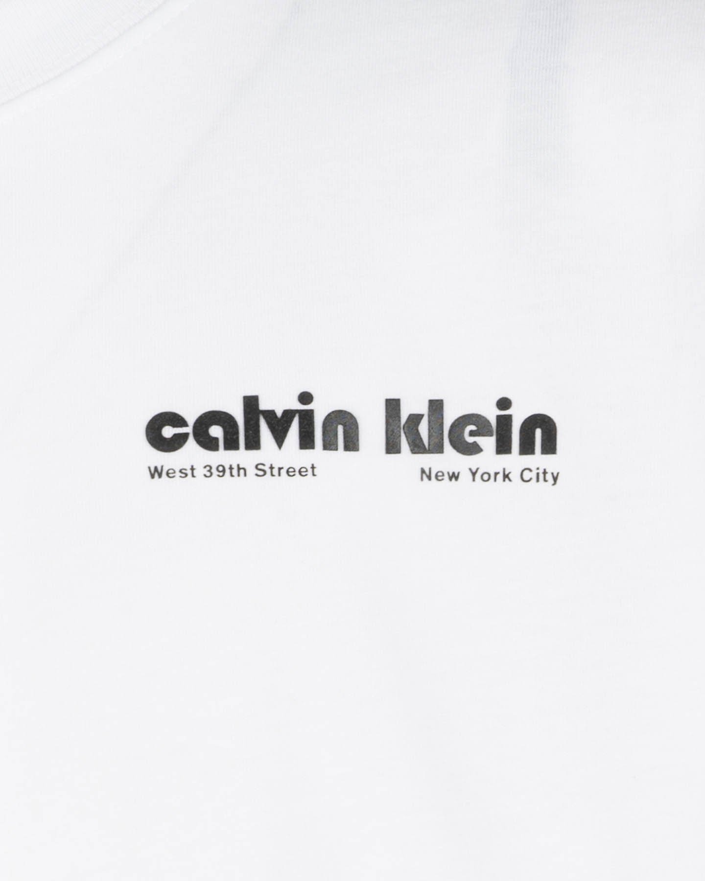 T-shirt CALVIN KLEIN JEANS RELAXED JR - Bianco - 2 | Cisalfa Sport