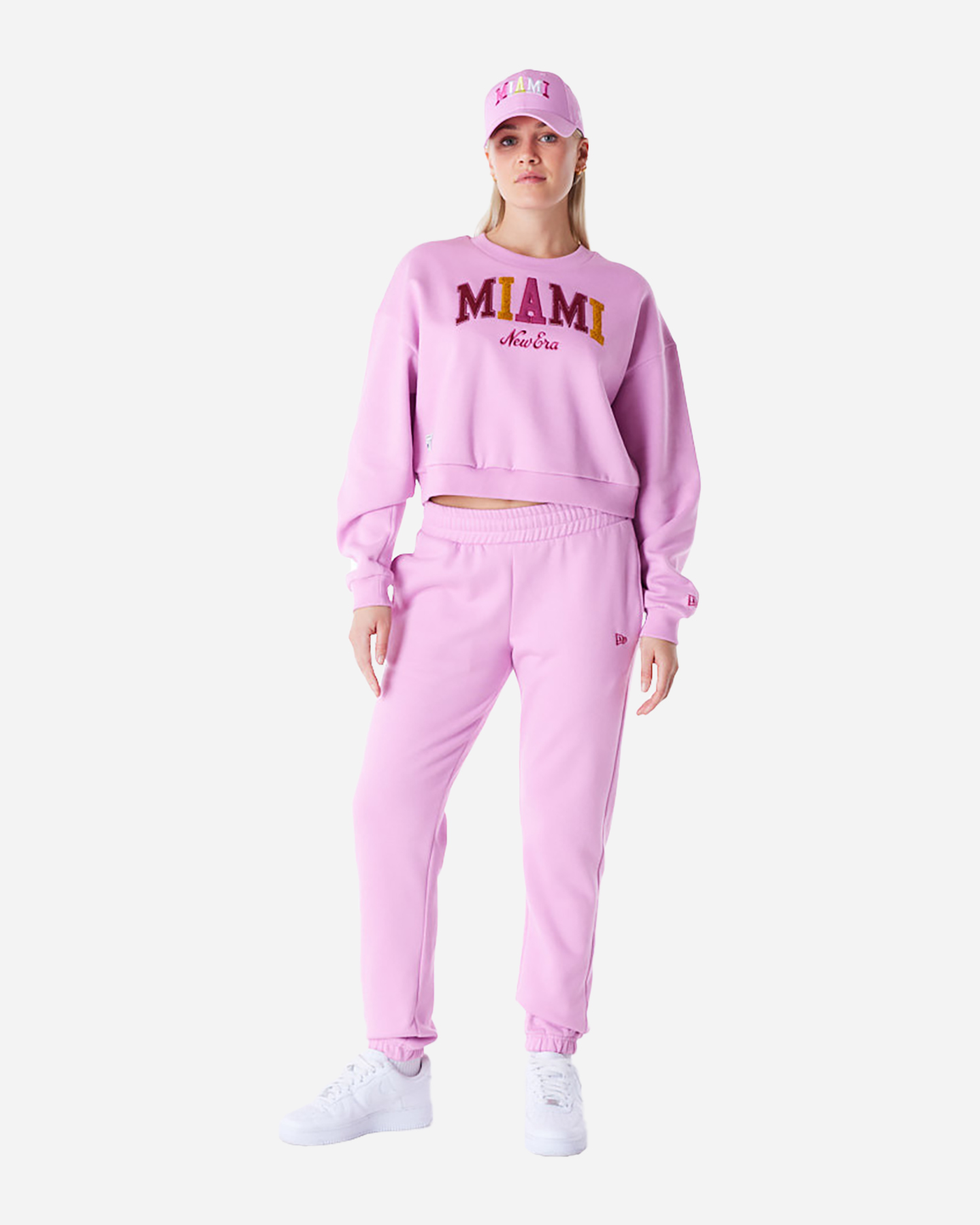 Pantalone NEW ERA WRITTEN RETRO W - Rosa - 2 | Cisalfa Sport