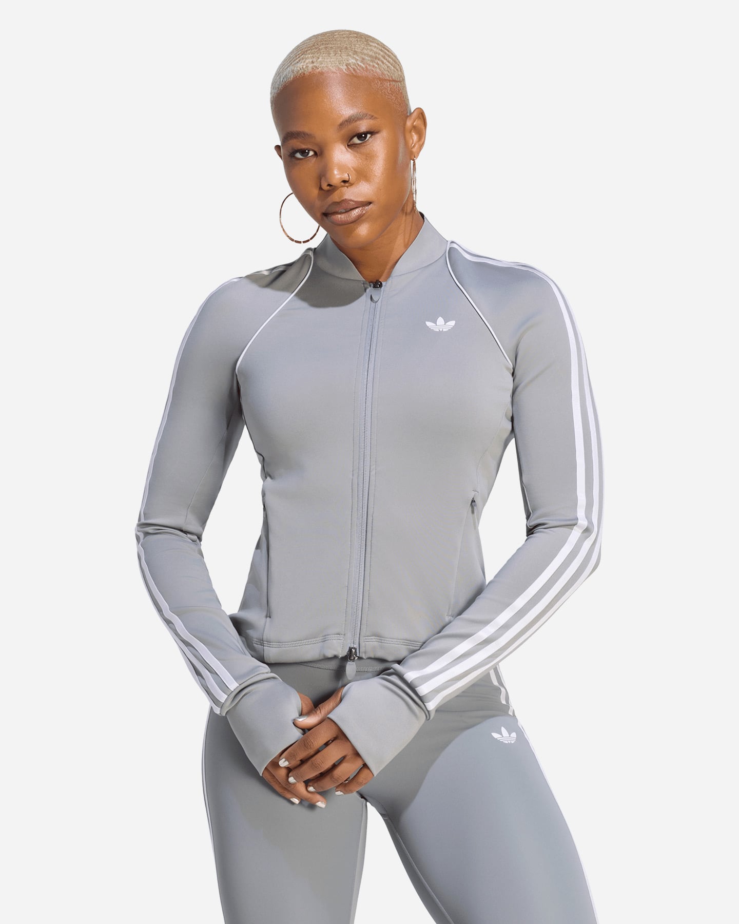 Felpa training ADIDAS ORIGINALS W - Grigio - 1 | Cisalfa Sport