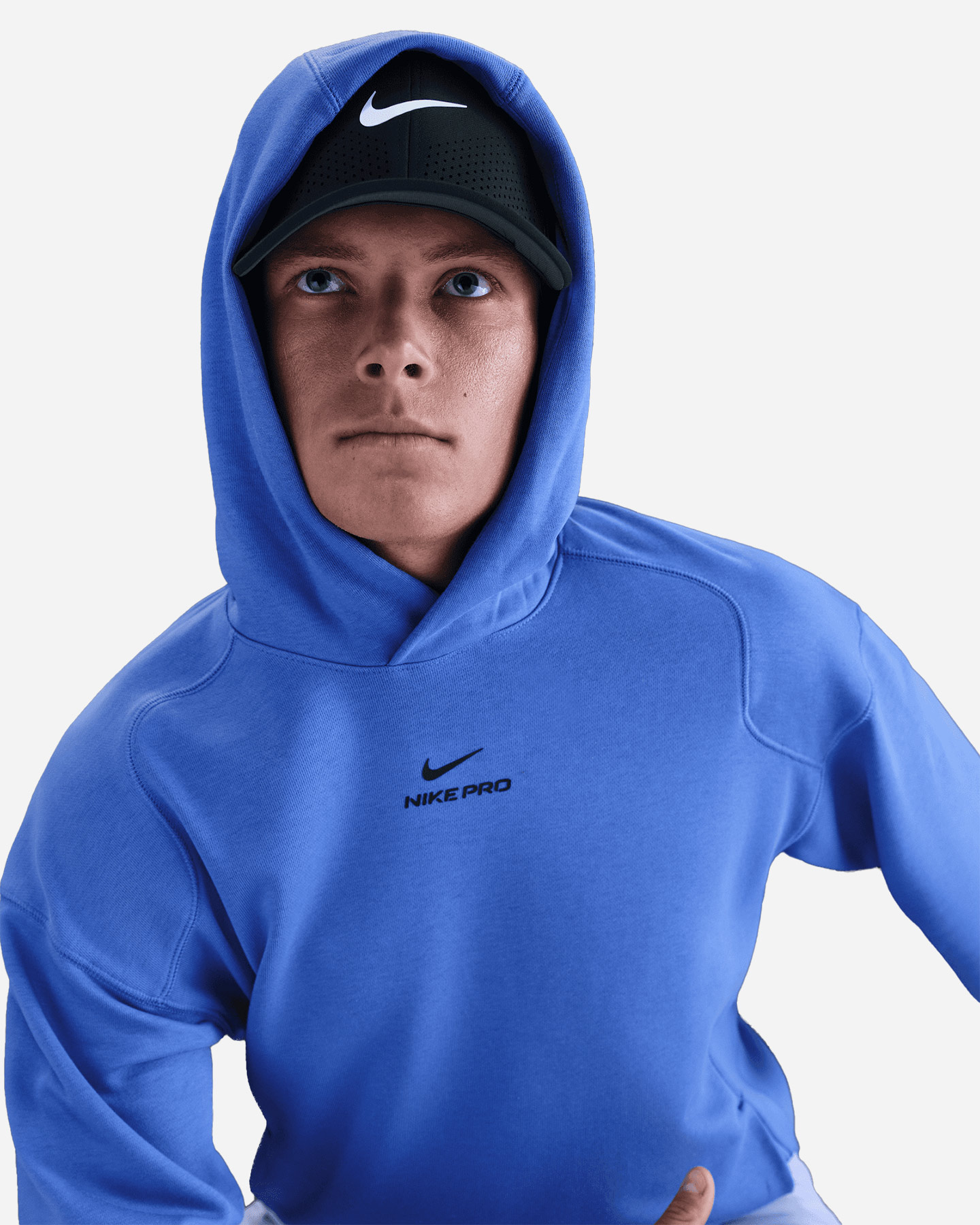 Felpa training NIKE DRI FIT PRO M - Blu - 3 | Cisalfa Sport