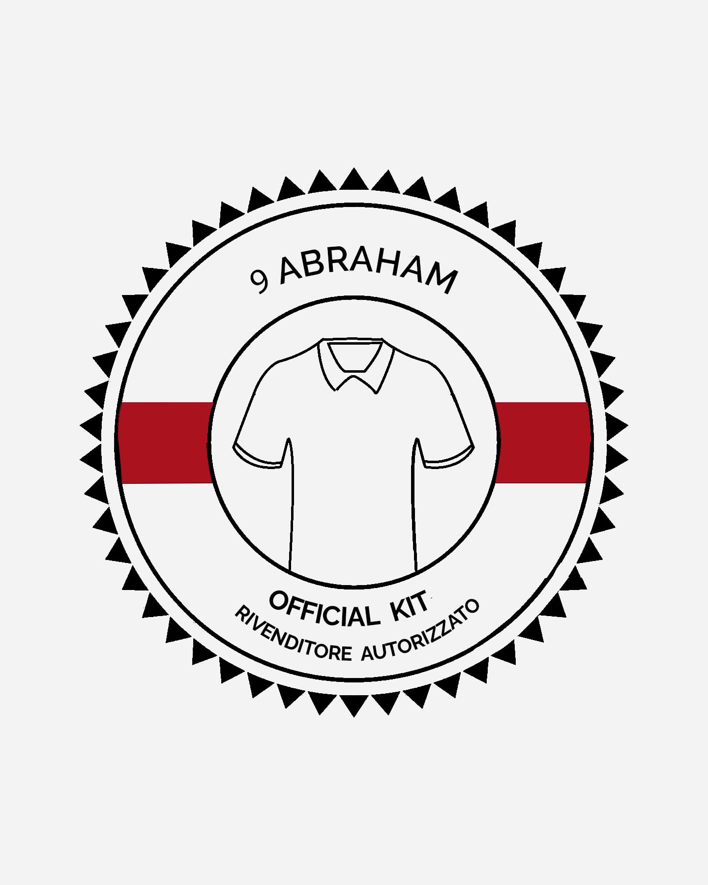 Patch calcio DEKOGRAPHICS STAMPA ABRAHAM HOME 22-23 JR  - Color mix - 1 | Cisalfa Sport