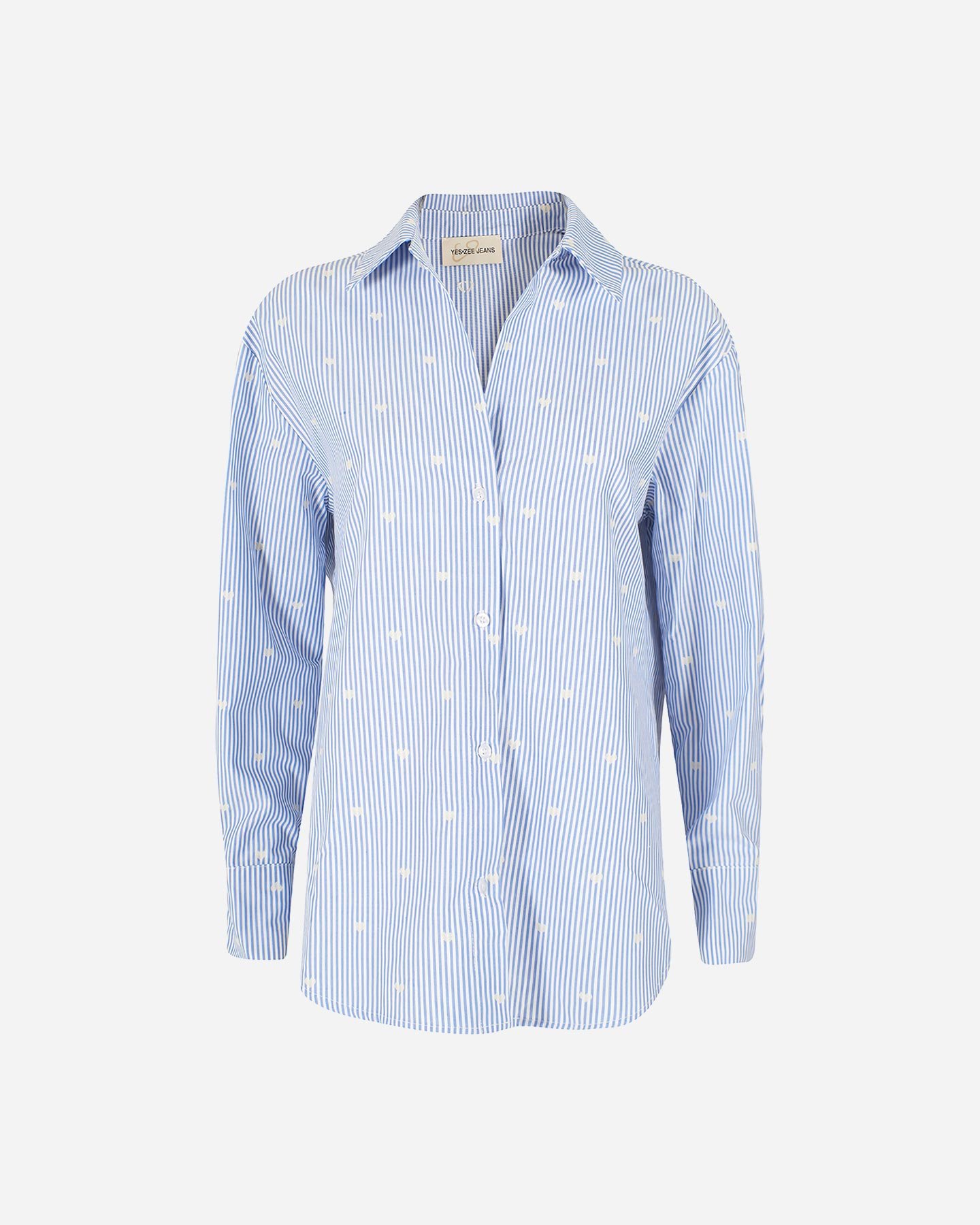 Yes Zee Basic W - Camicia - Donna - Azzurro