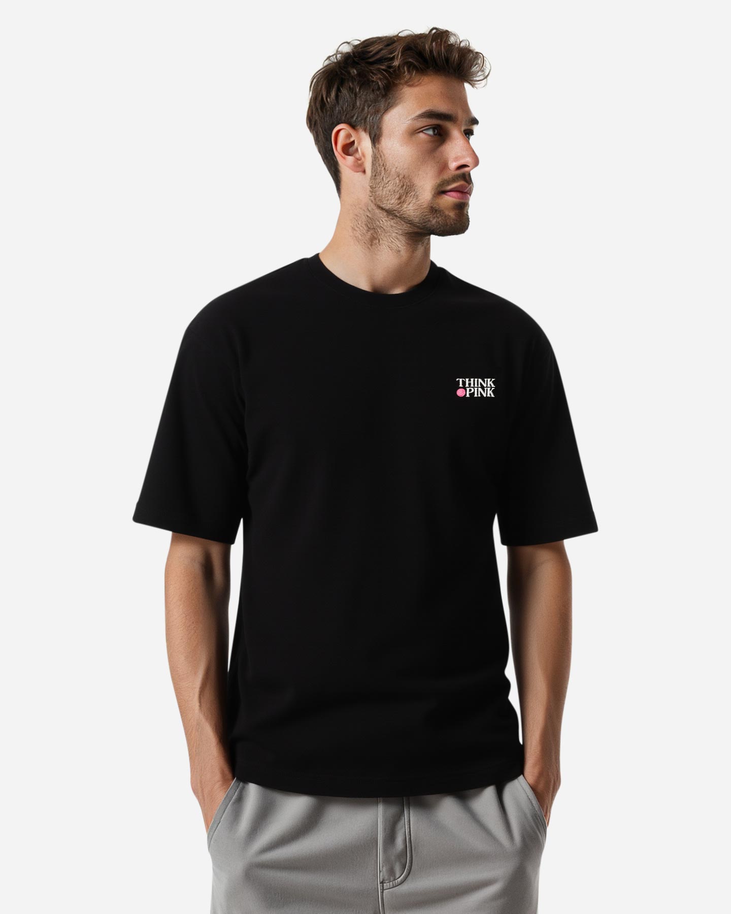 T-shirt THINK PINK GOPCORE M - Nero - 3 | Cisalfa Sport