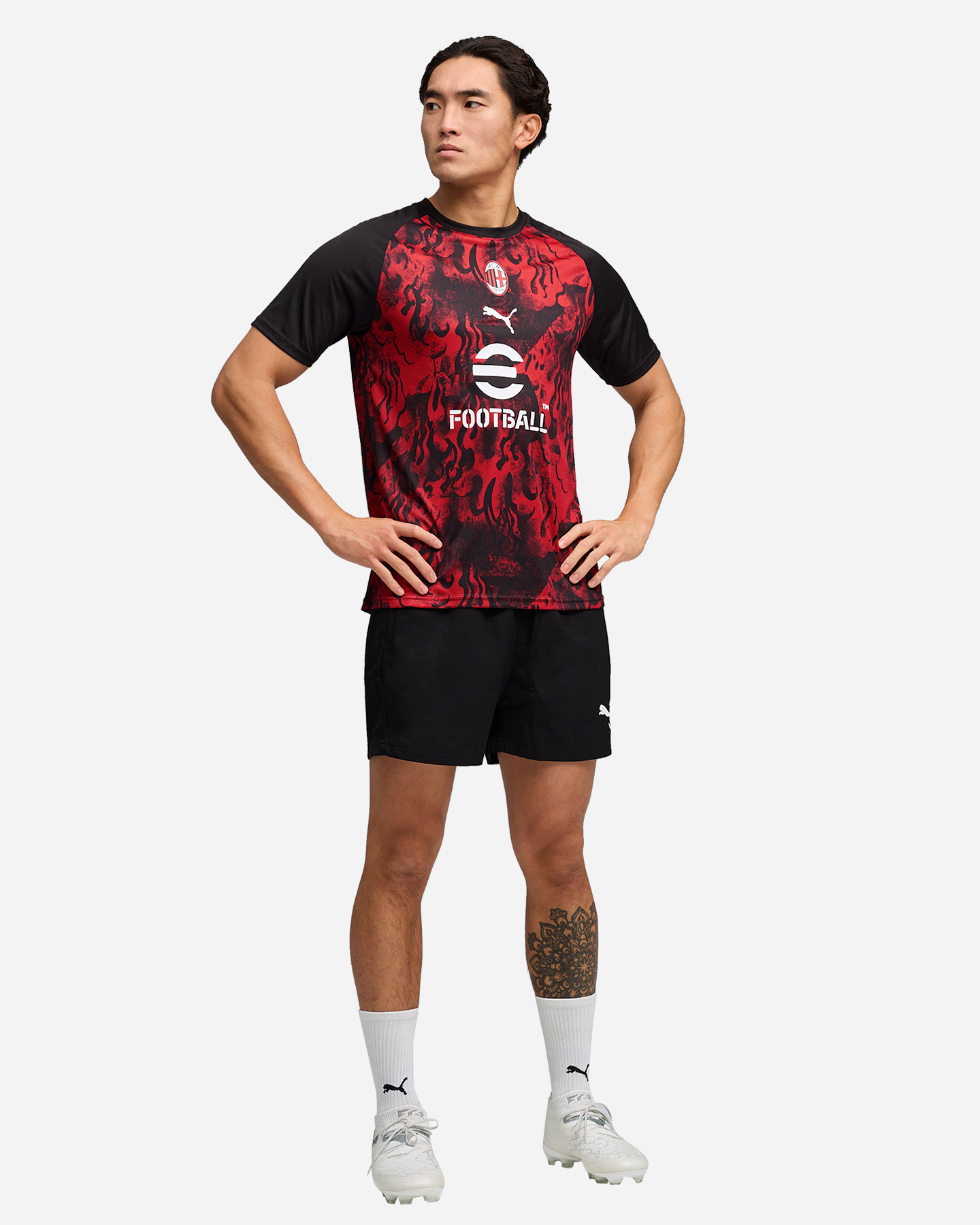 Maglia calcio ufficiale PUMA PREMATCH MILAN 26 M - Color mix - 4 | Cisalfa Sport