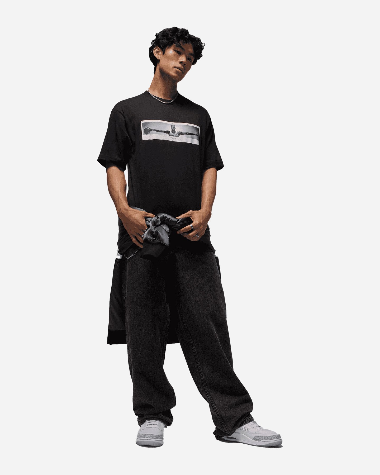 T-shirt NIKE JORDAN WINGS M - Nero - 2 | Cisalfa Sport