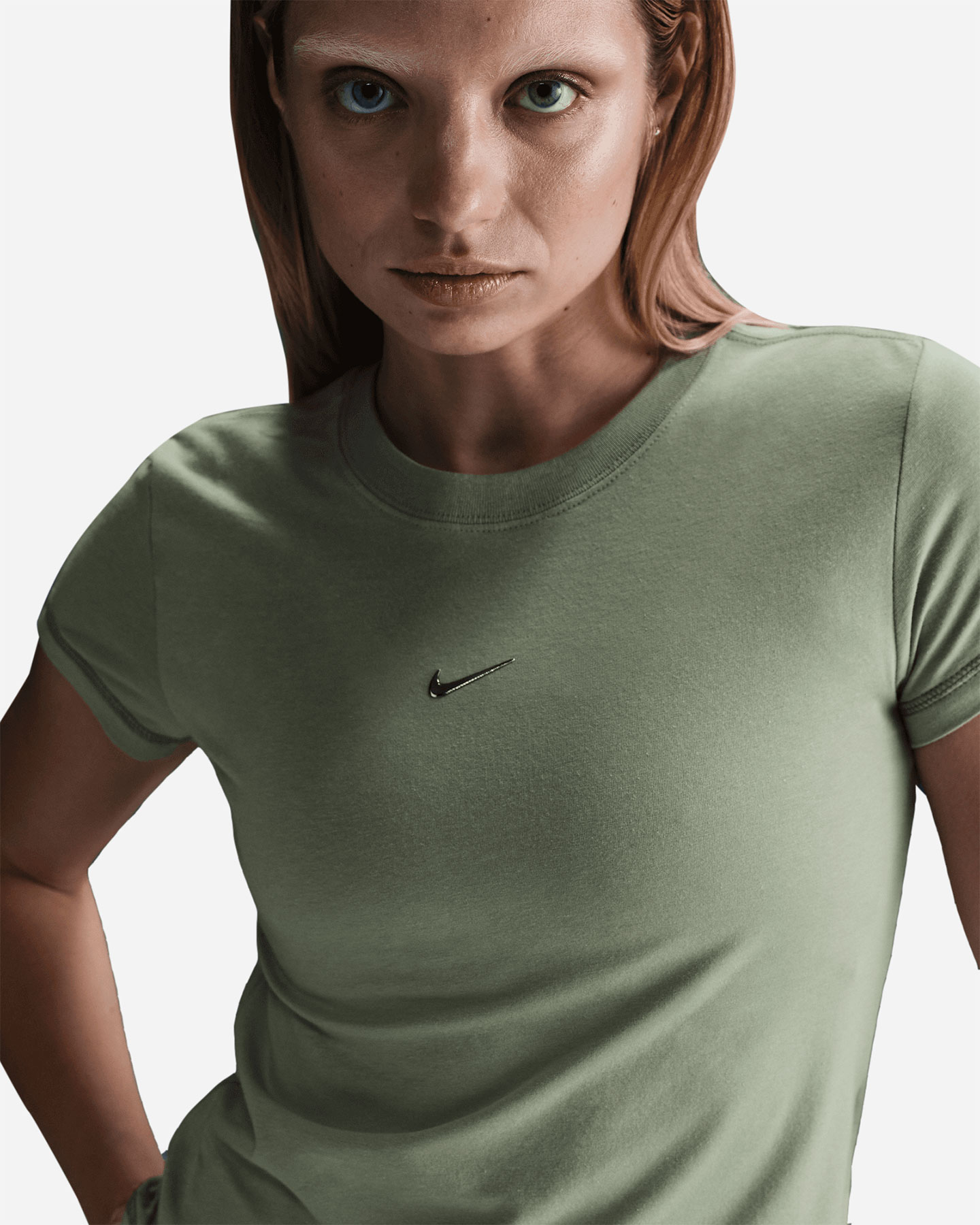 T-shirt NIKE SMALL LOGO CHILL W - Verde - 2 | Cisalfa Sport