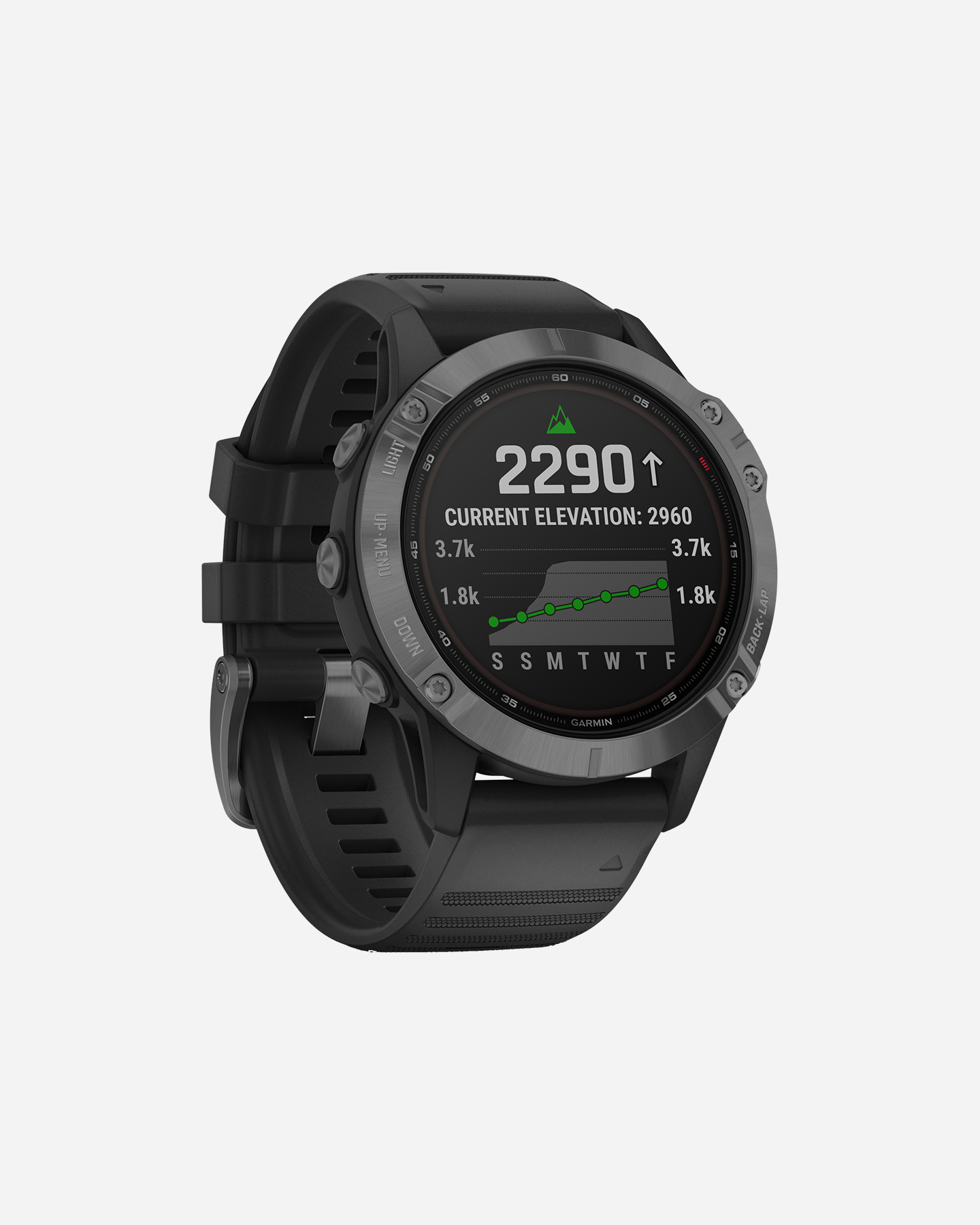 Orologio multifunzione GARMIN FENIX 6 PRO SOLAR - Grigio - 2 | Cisalfa Sport