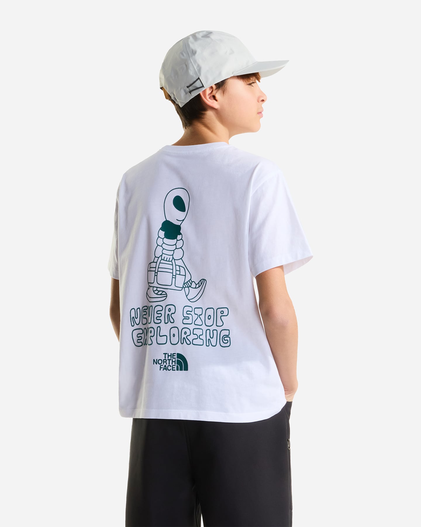 T-shirt THE NORTH FACE ALIEN JR - Bianco - 2 | Cisalfa Sport