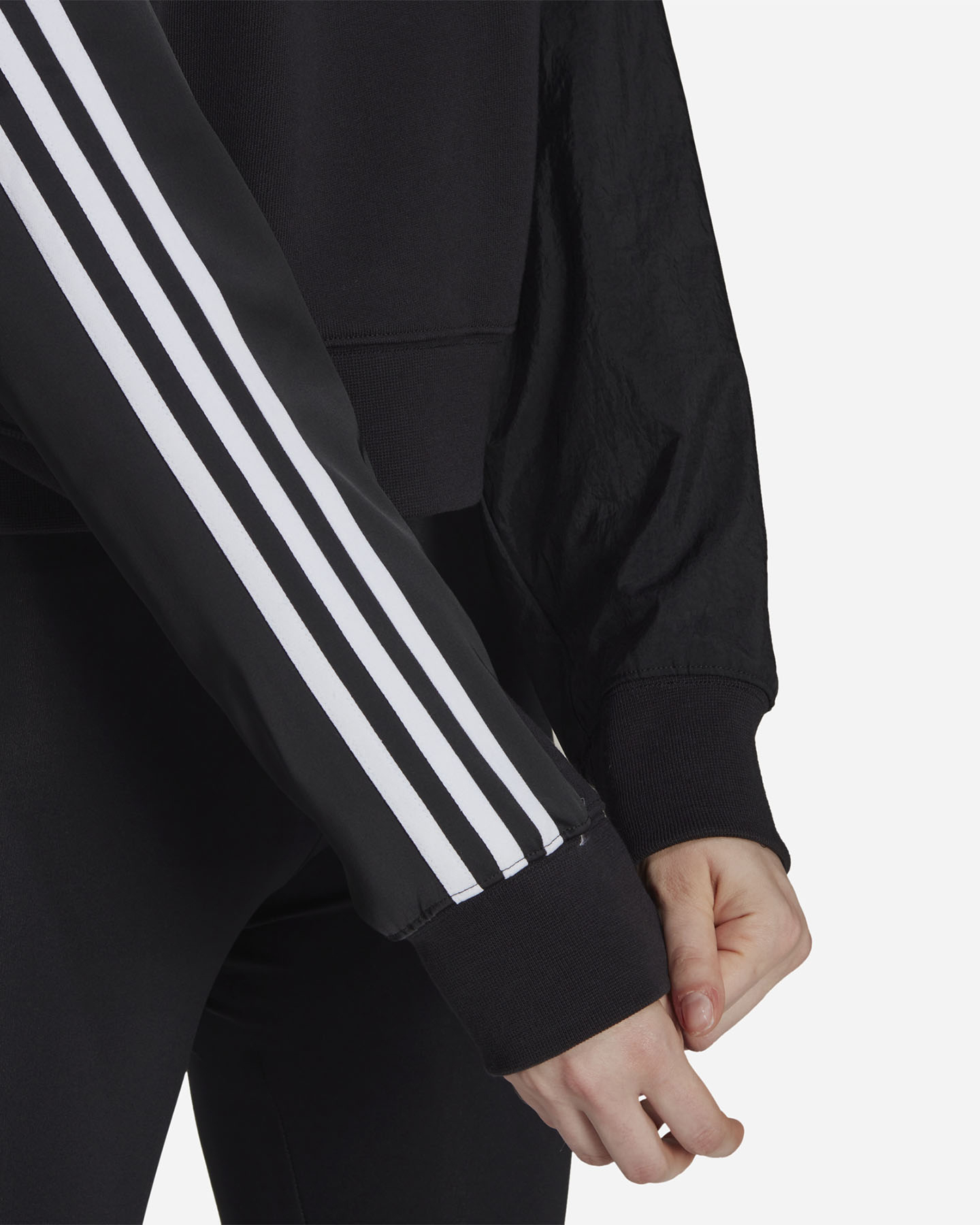 Felpa ADIDAS ORIGINAL TREFOIL W - Nero - 5 | Cisalfa Sport