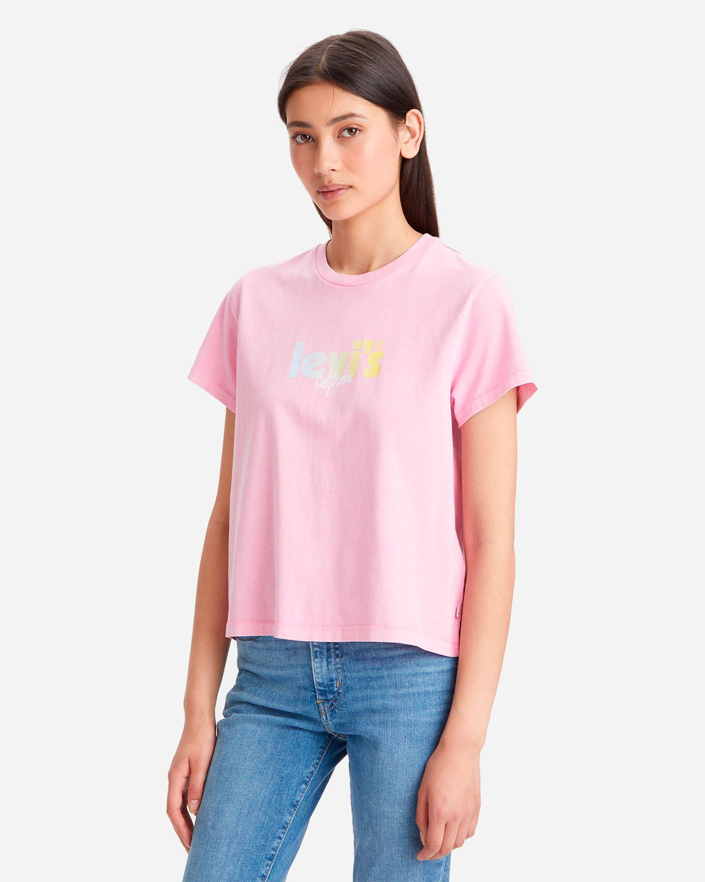 T-shirt LEVI'S LOGO POSTER W - Rosa - 2 | Cisalfa Sport