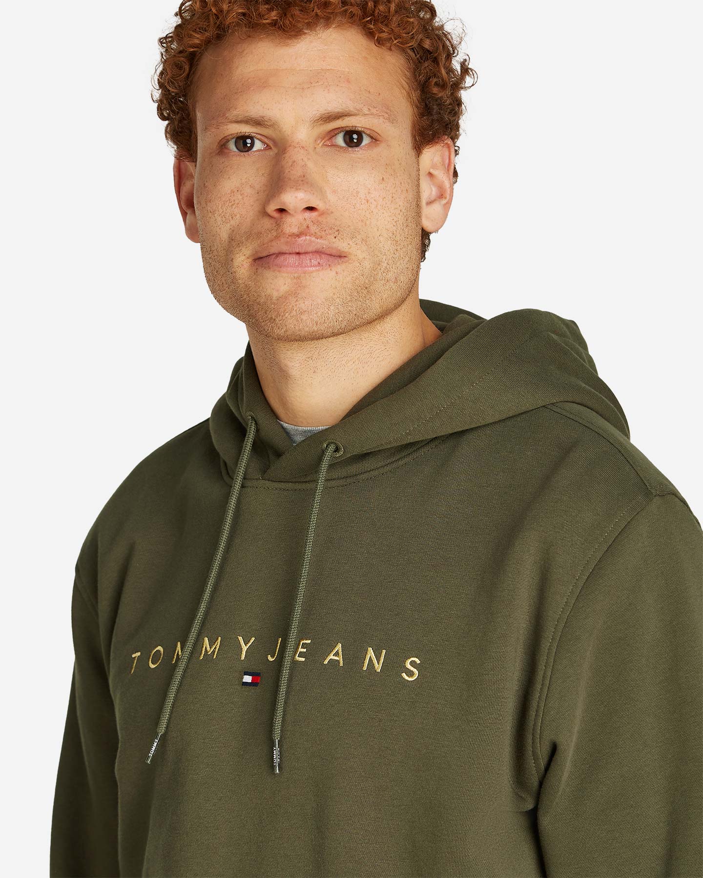 Felpa TOMMY HILFIGER LINEAR LOGO M - Verde - 4 | Cisalfa Sport