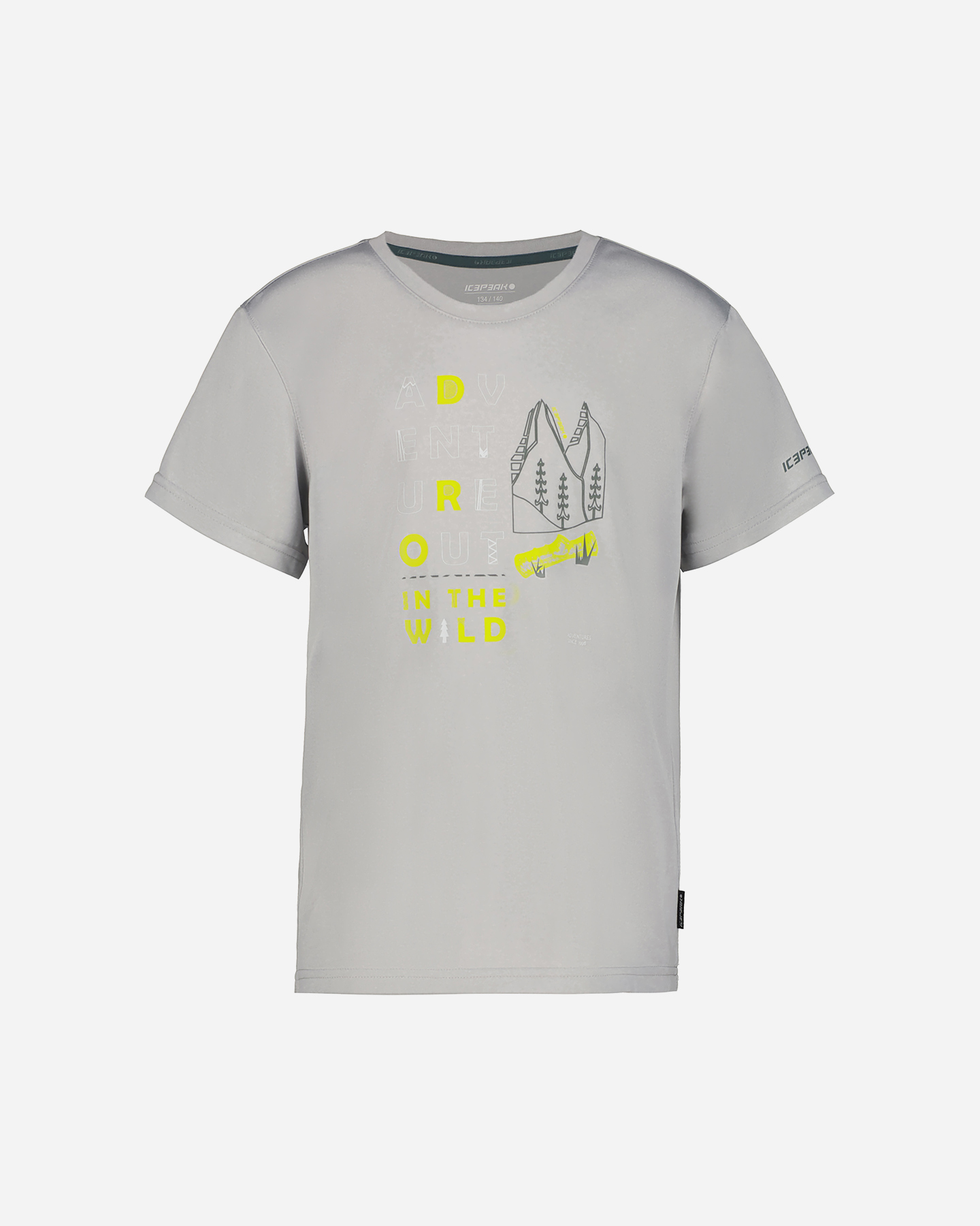 T-shirt ICEPEAK KINCAID JR - Grigio - 0 | Cisalfa Sport