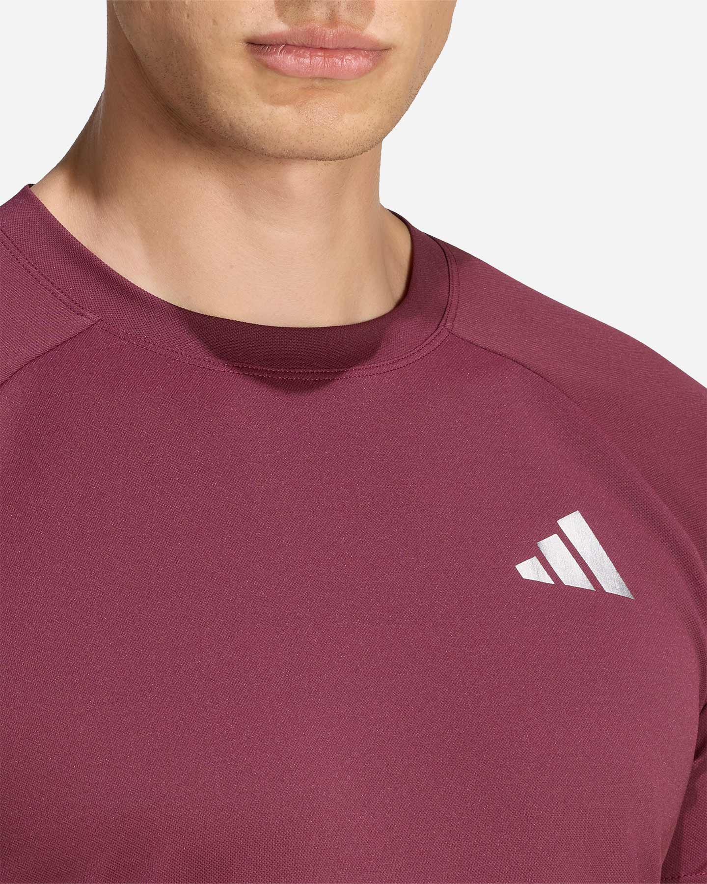 T-shirt tennis ADIDAS PRO M - Marrone - 4 | Cisalfa Sport