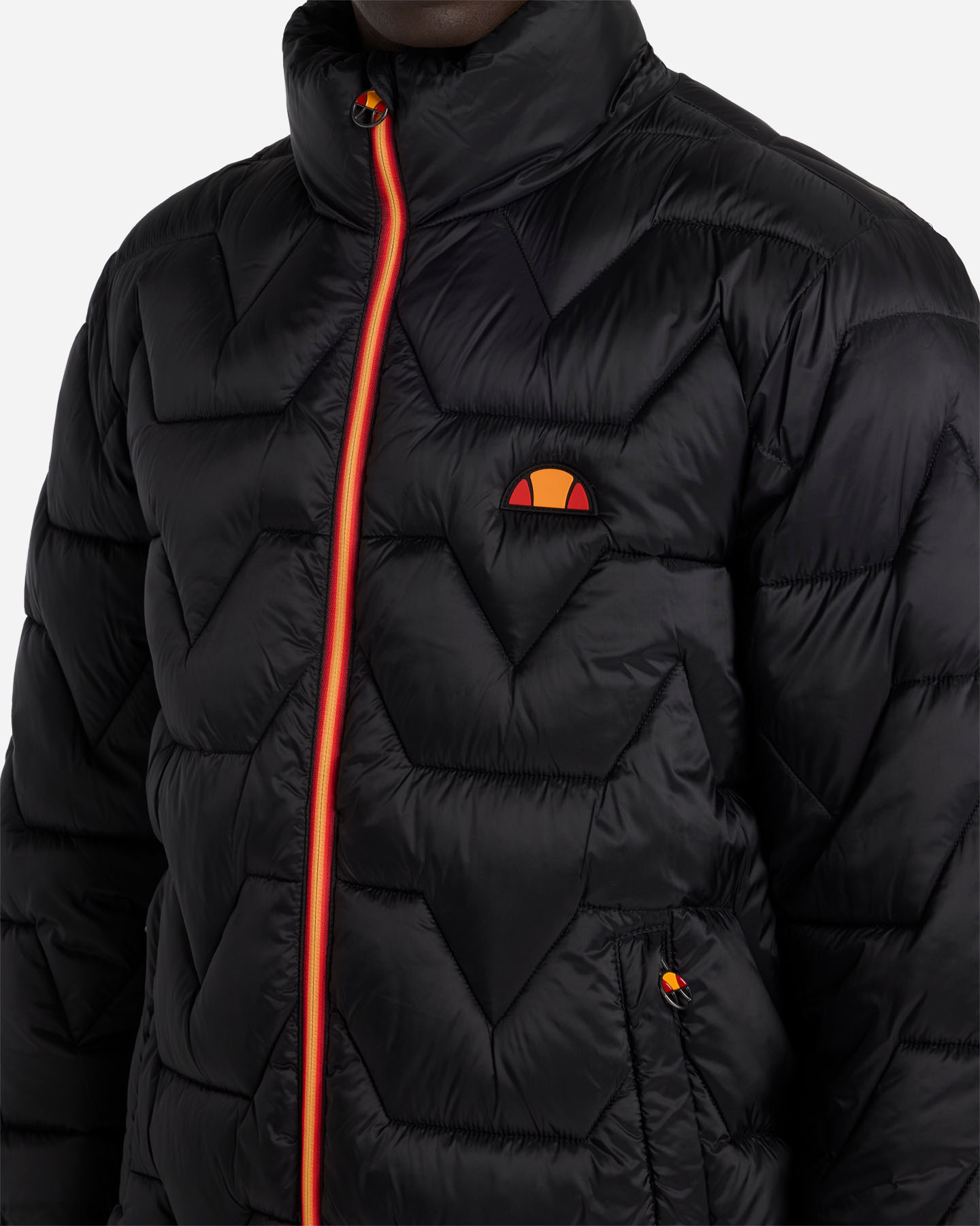 Giubbotto ELLESSE CLASSIC PATCH M - Nero - 5 | Cisalfa Sport