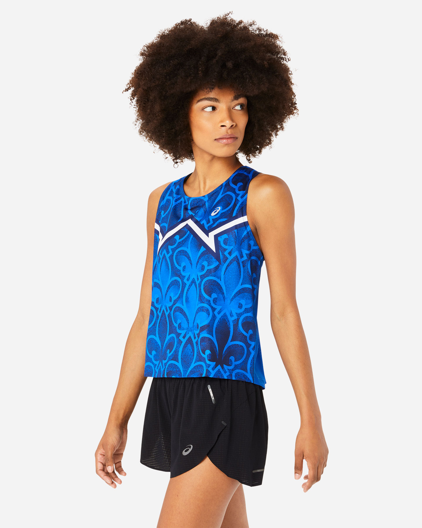 Canotta running ASICS NATIONS RUN W - Blu - 2 | Cisalfa Sport