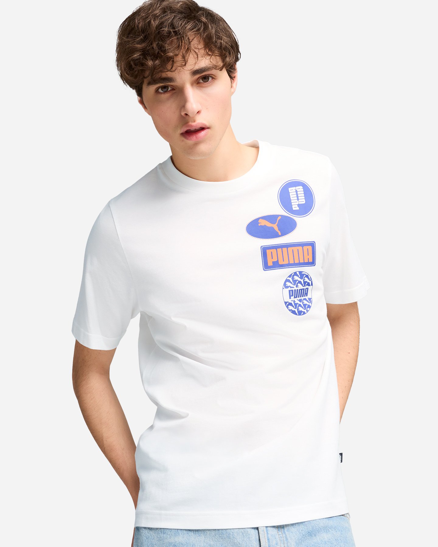 T-shirt PUMA GFX LOGO LAB M - Bianco - 2 | Cisalfa Sport