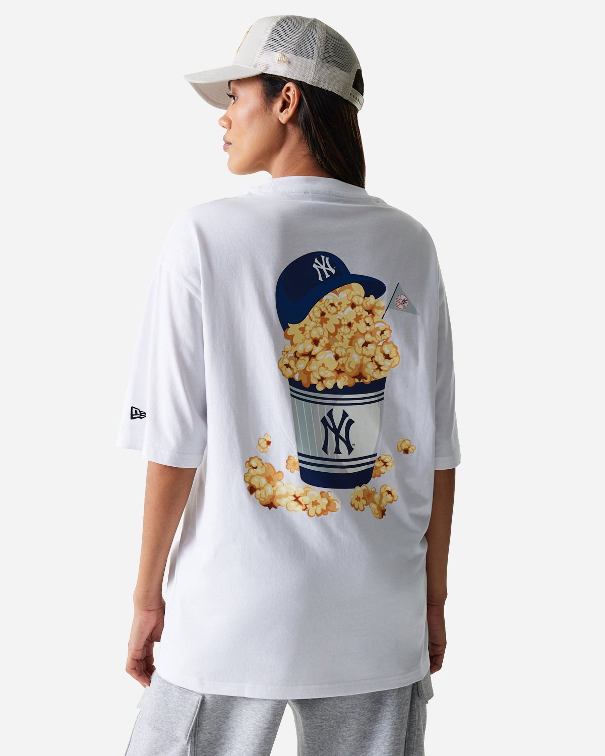 T-shirt NEW ERA NEW YORK YANKEES POPCORN M - Bianco - 1 | Cisalfa Sport