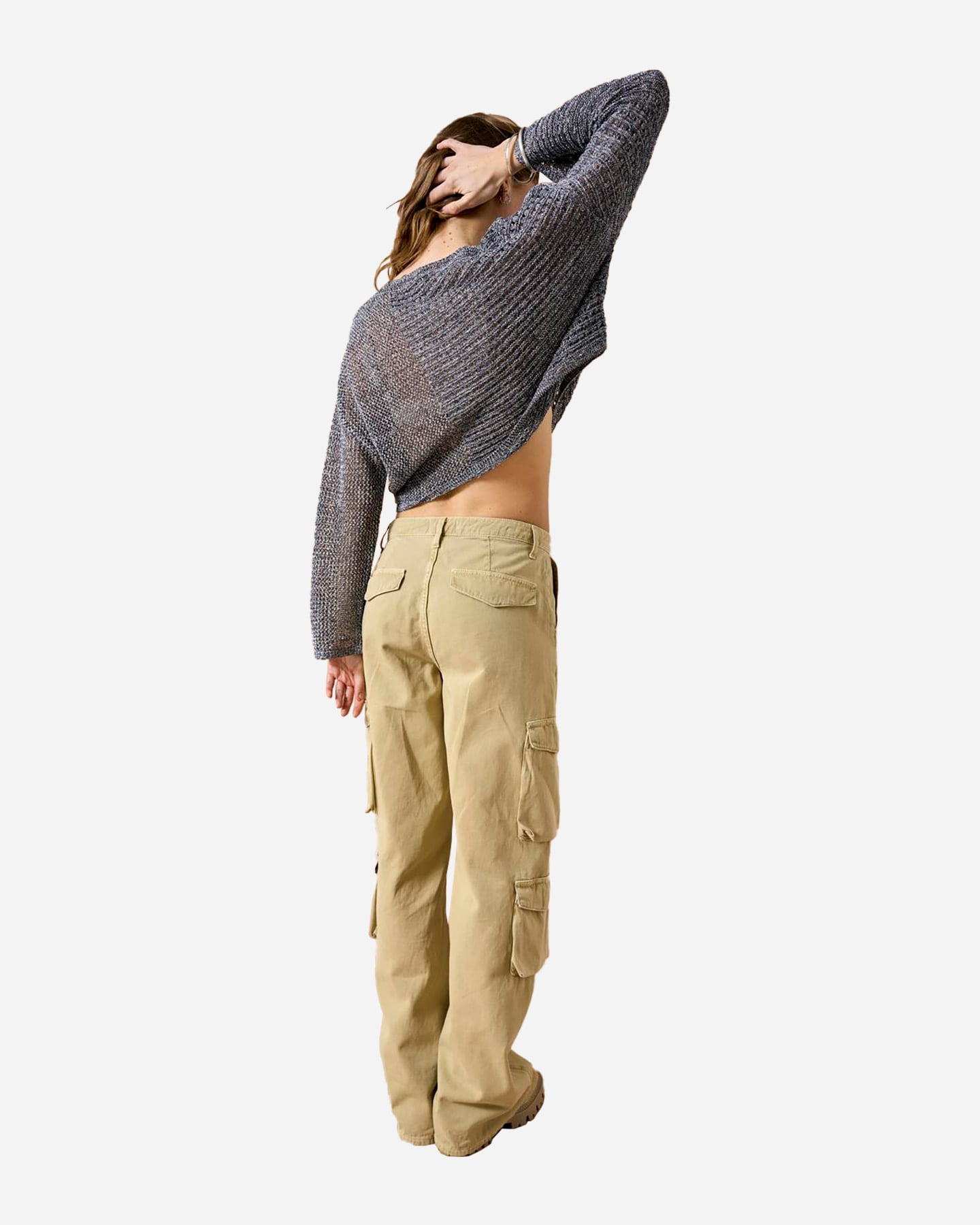 Pantalone ONLY MIRREN W - Beige - 3 | Cisalfa Sport