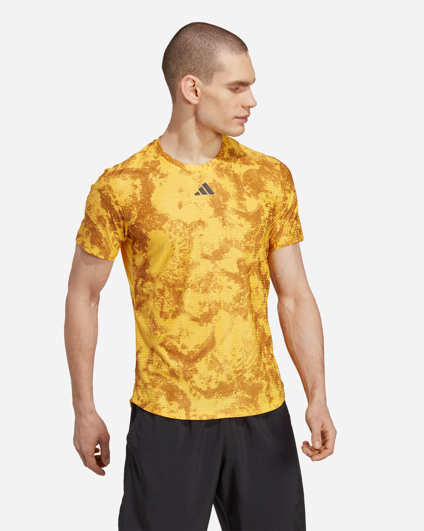 T-shirt tennis ADIDAS FREELIFT PARIS M - Giallo - 3 | Cisalfa Sport