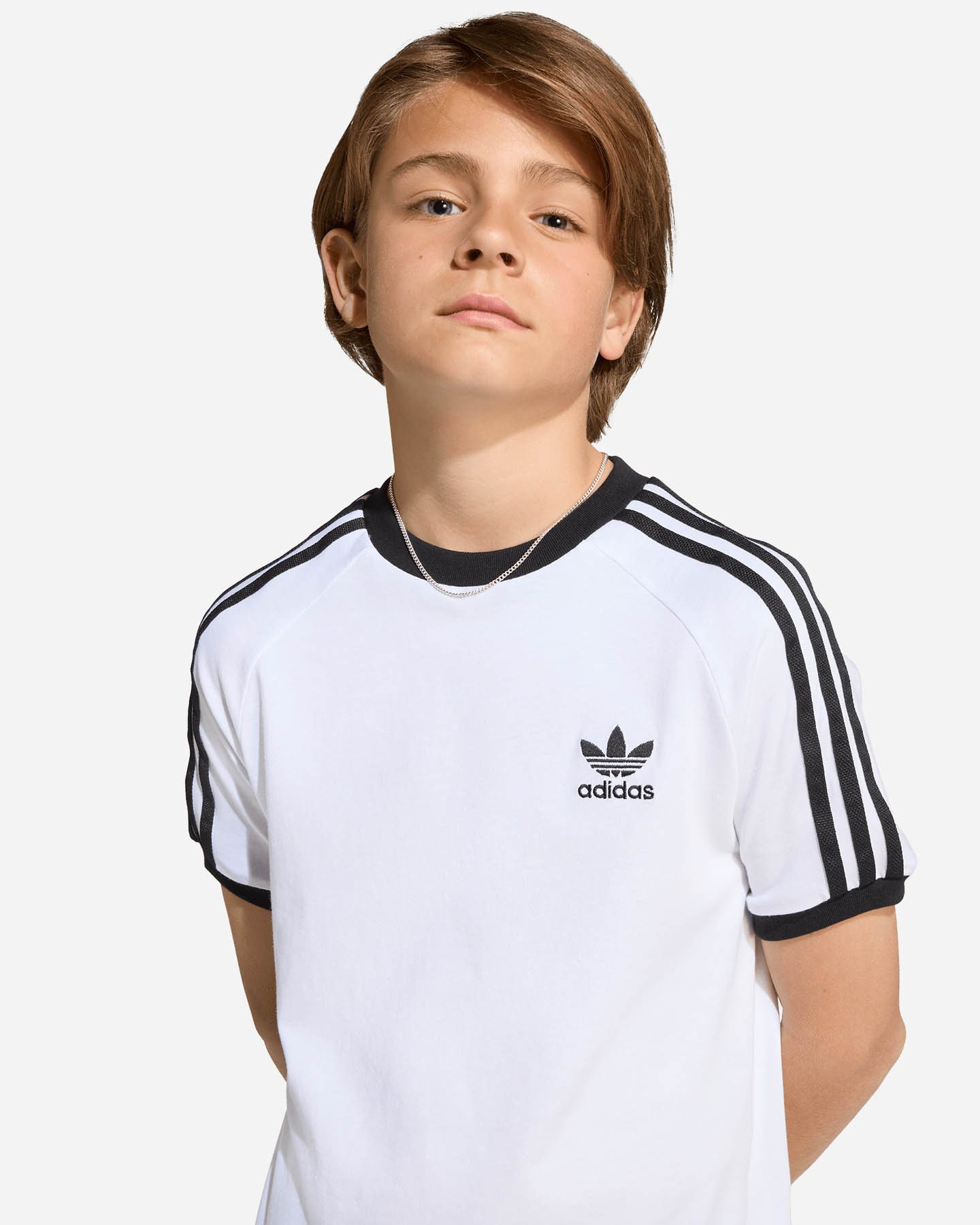 T-shirt ADIDAS 3STRIPES JR - Bianco - 4 | Cisalfa Sport
