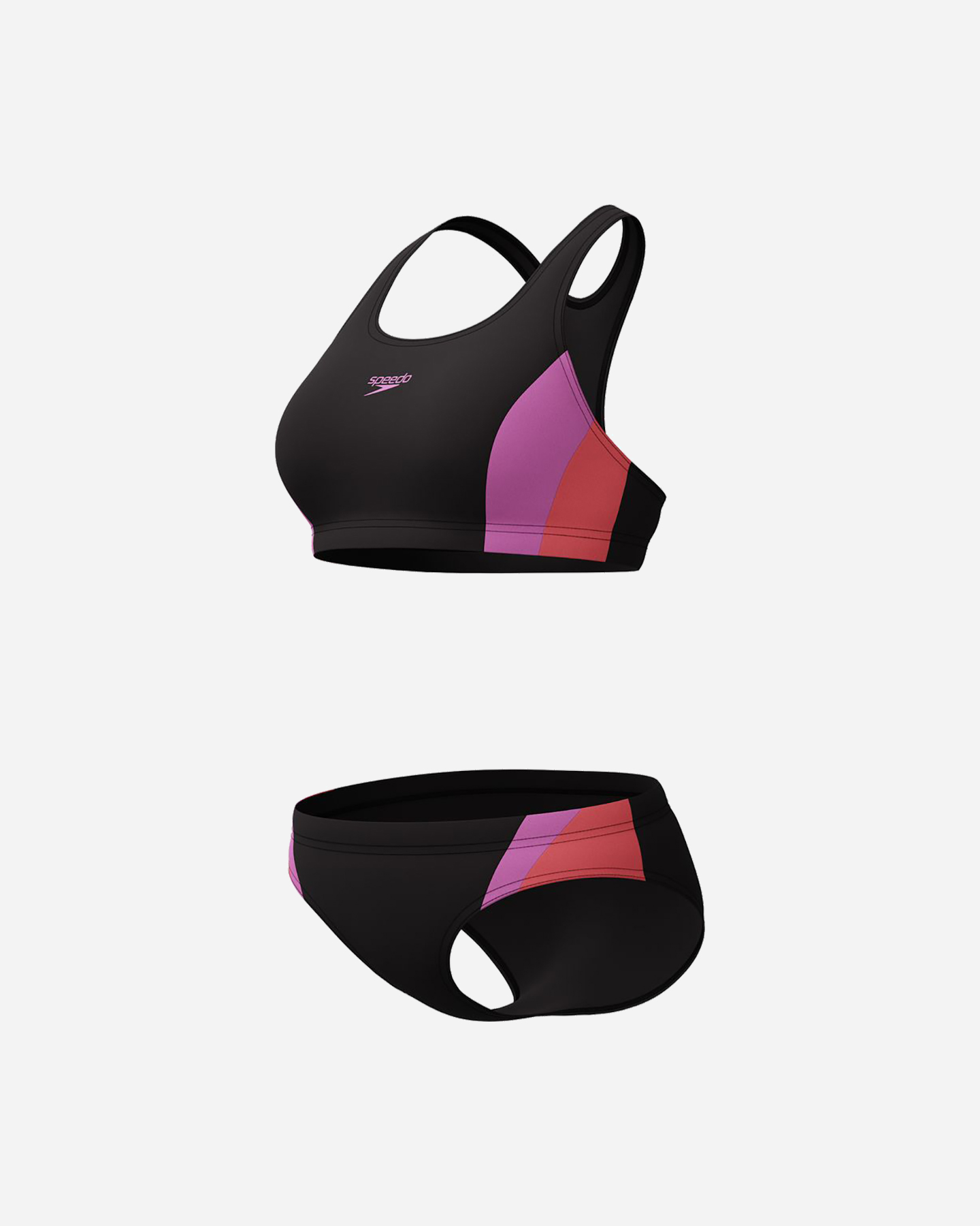 Costume piscina SPEEDO COLOUR BLOCK W - Nero - 5 | Cisalfa Sport