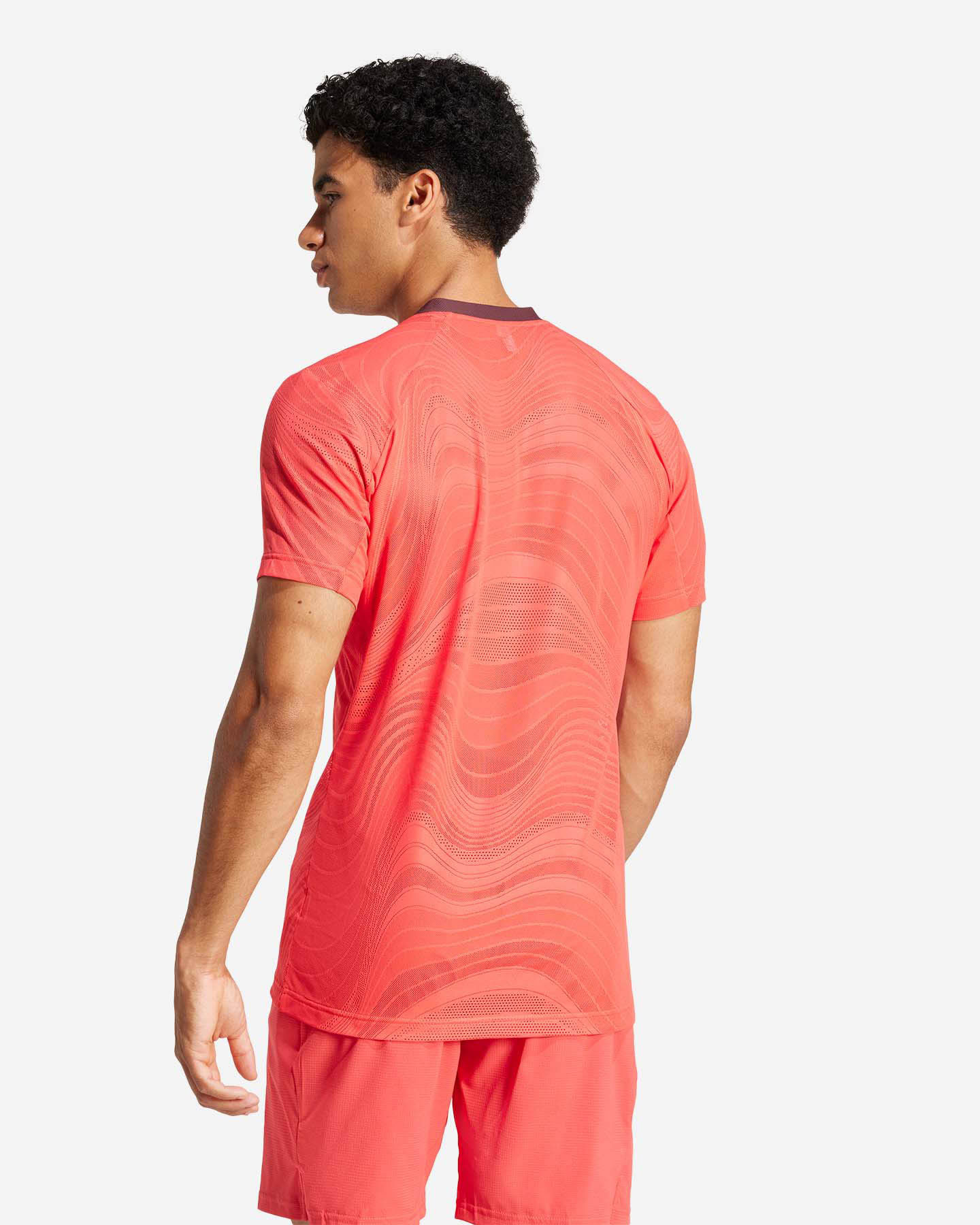T-shirt tennis ADIDAS AO25 M - Rosso - 2 | Cisalfa Sport